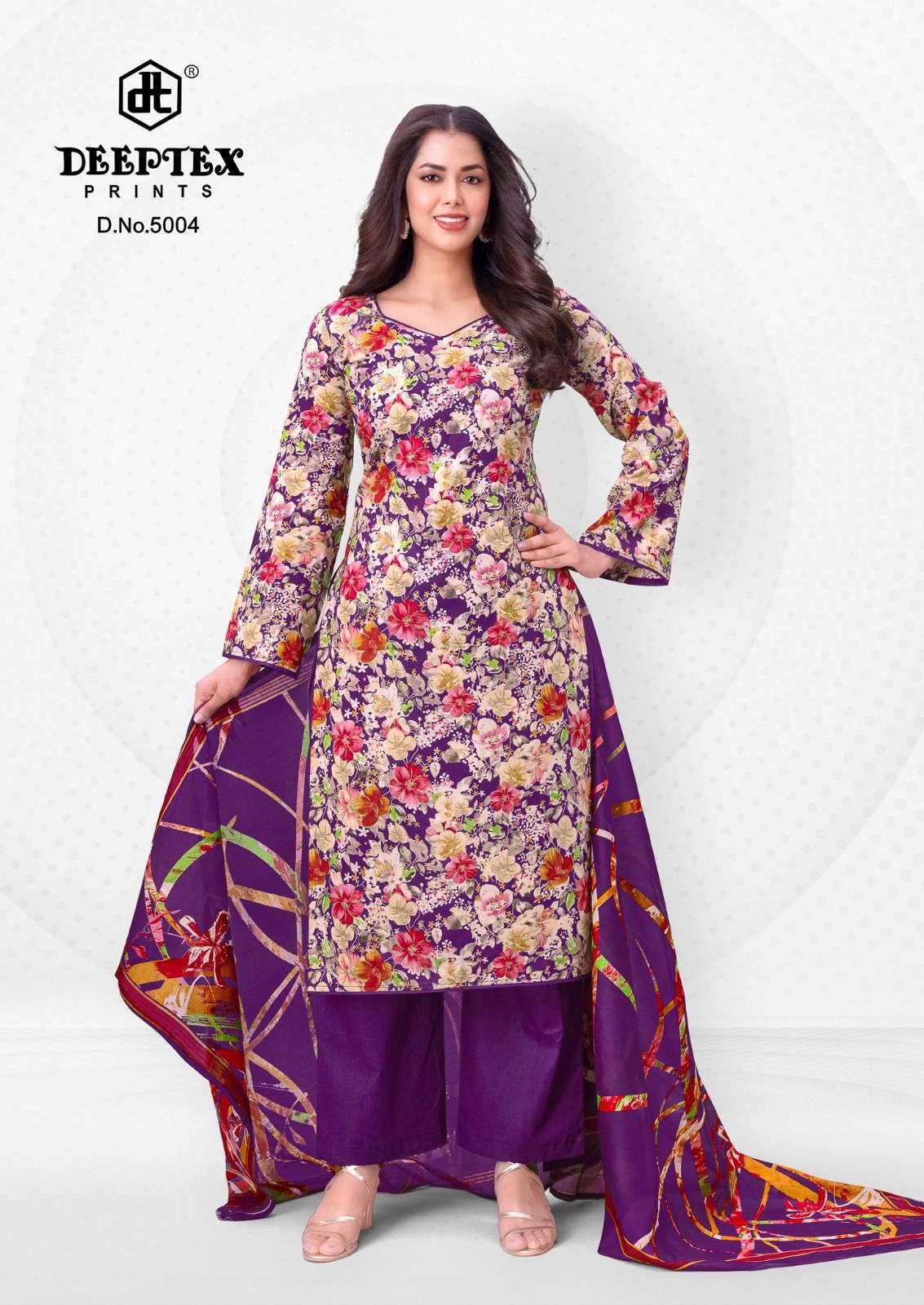 DEEPTEX PRINTS AALIA AFREEN VOL 5 LAWN COTTON DIGITAL PRINTS SALWAR SUIT