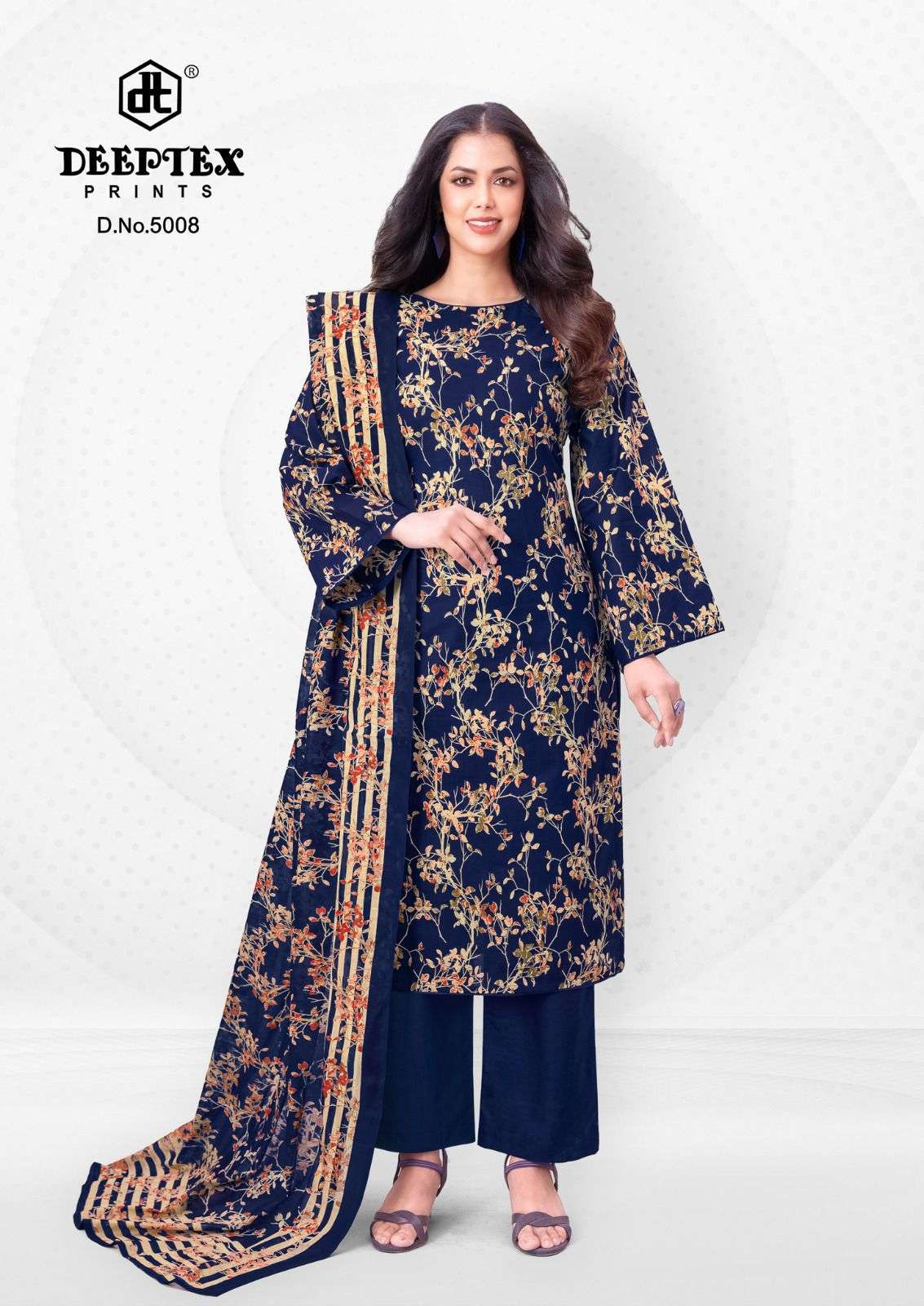 DEEPTEX PRINTS AALIA AFREEN VOL 5 LAWN COTTON DIGITAL PRINTS SALWAR SUIT