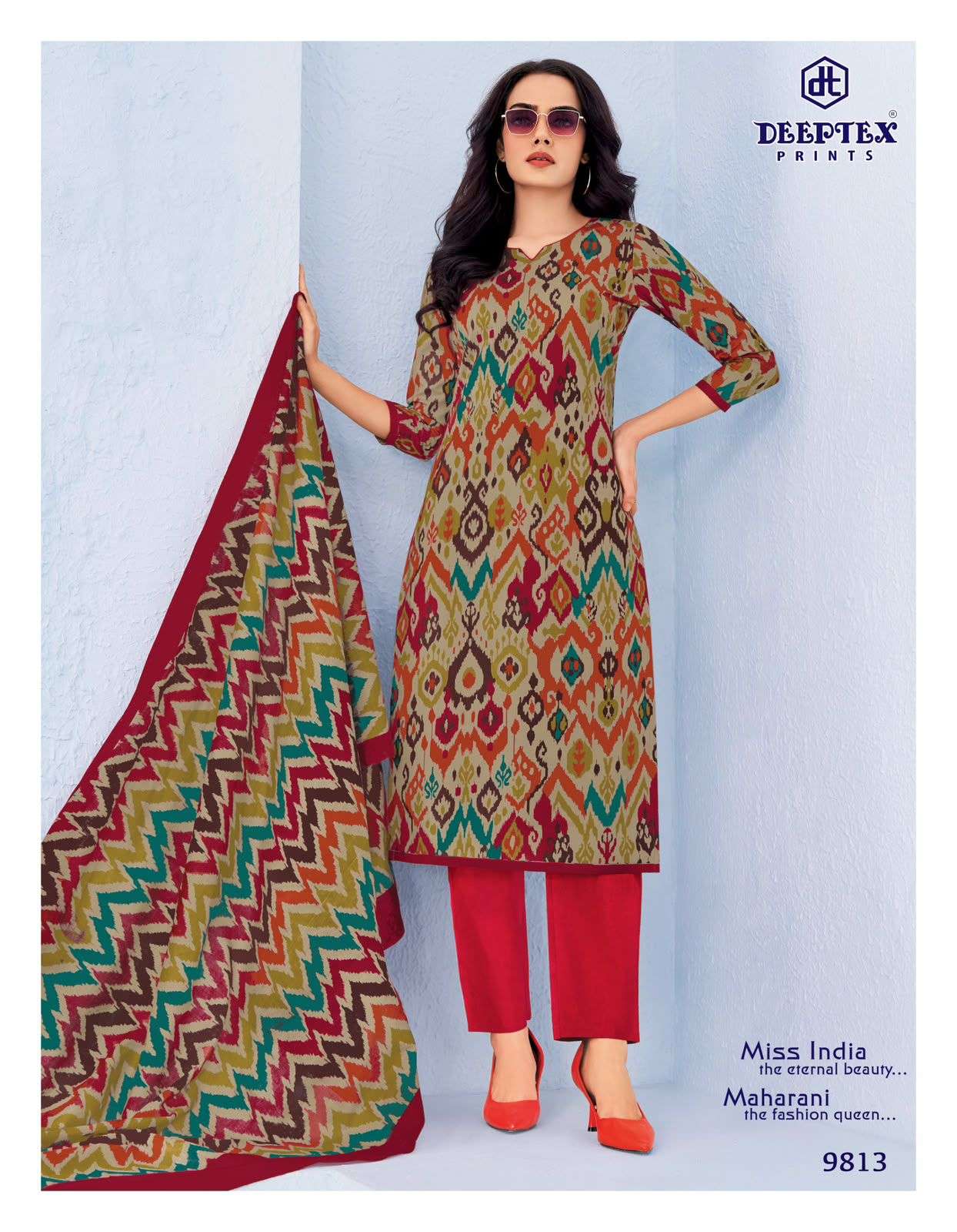 DEEPTEX PRINTS MISS INDIA VOL 98 COTTON PRINTED LADIES SALWAR SUIT	