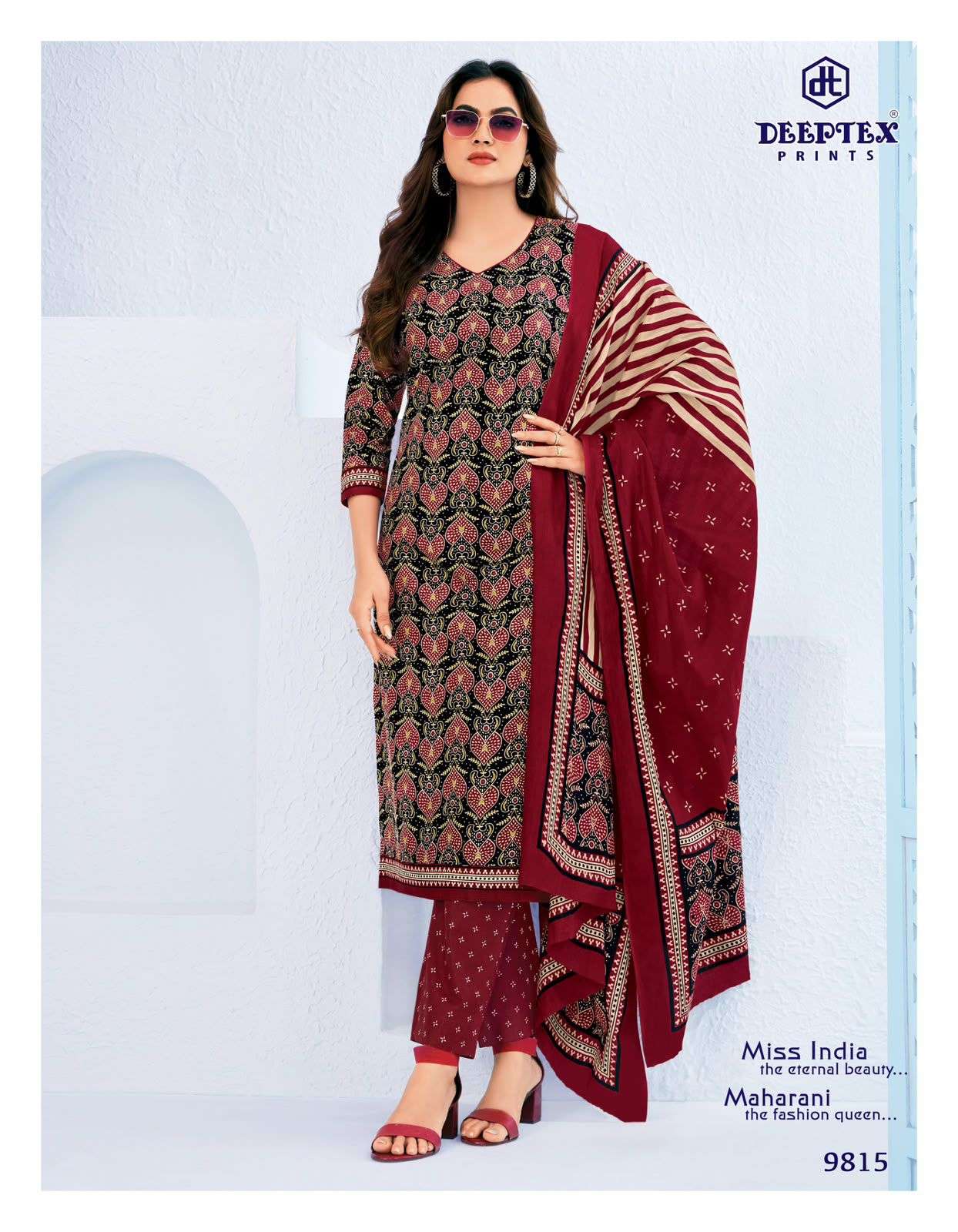 DEEPTEX PRINTS MISS INDIA VOL 98 COTTON PRINTED LADIES SALWAR SUIT	