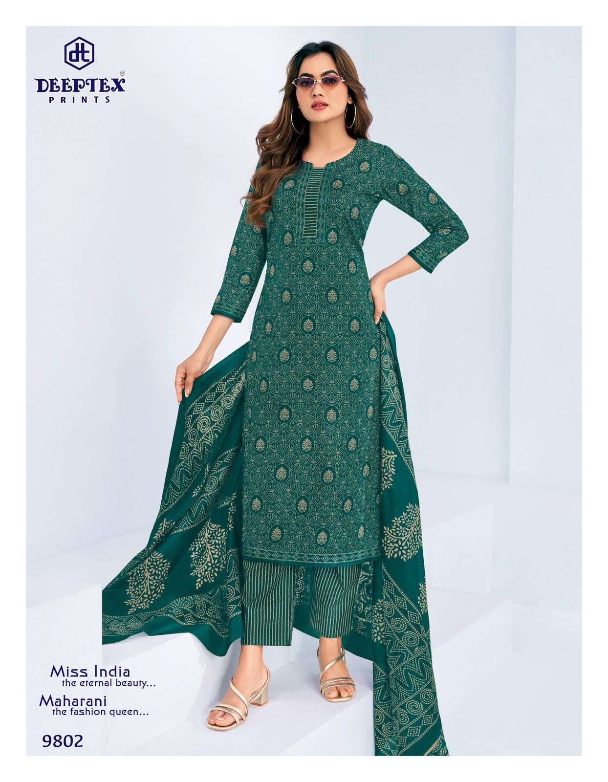 DEEPTEX PRINTS MISS INDIA VOL 98 COTTON PRINTED LADIES SALWAR SUIT	
