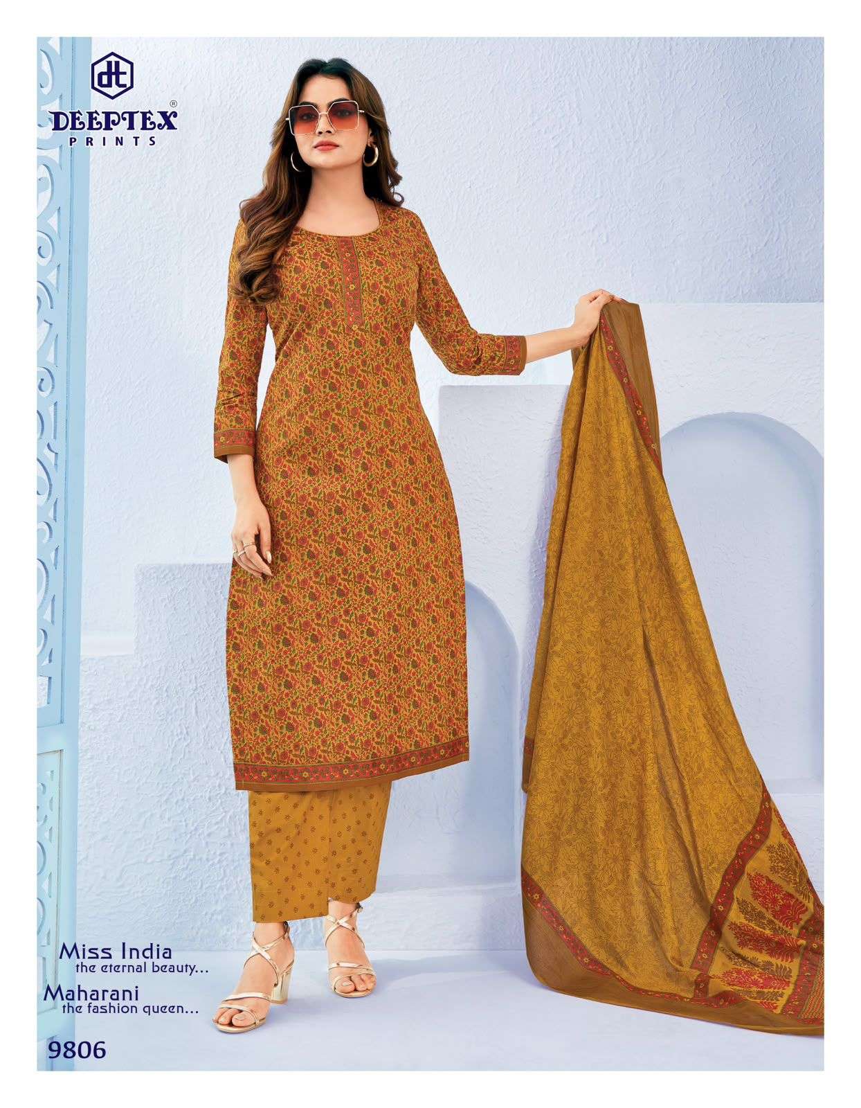 DEEPTEX PRINTS MISS INDIA VOL 98 COTTON PRINTED LADIES SALWAR SUIT	
