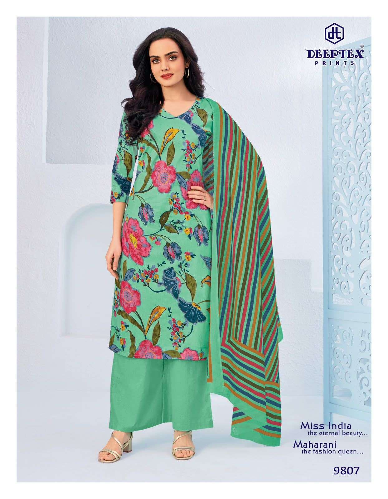 DEEPTEX PRINTS MISS INDIA VOL 98 COTTON PRINTED LADIES SALWAR SUIT	