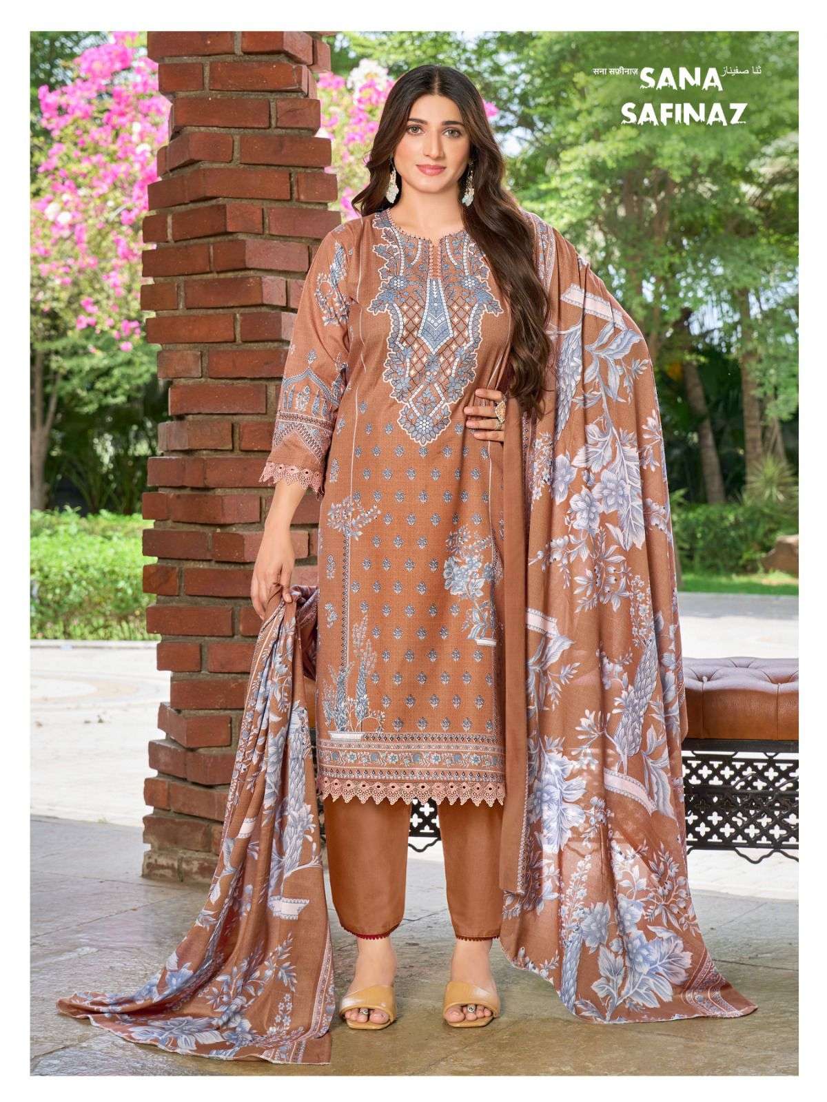 FALAK INTERNATIONAL SANA SAFINAZ VOL 12 COTTON DIGITAL PRINTS SALWAR SUIT