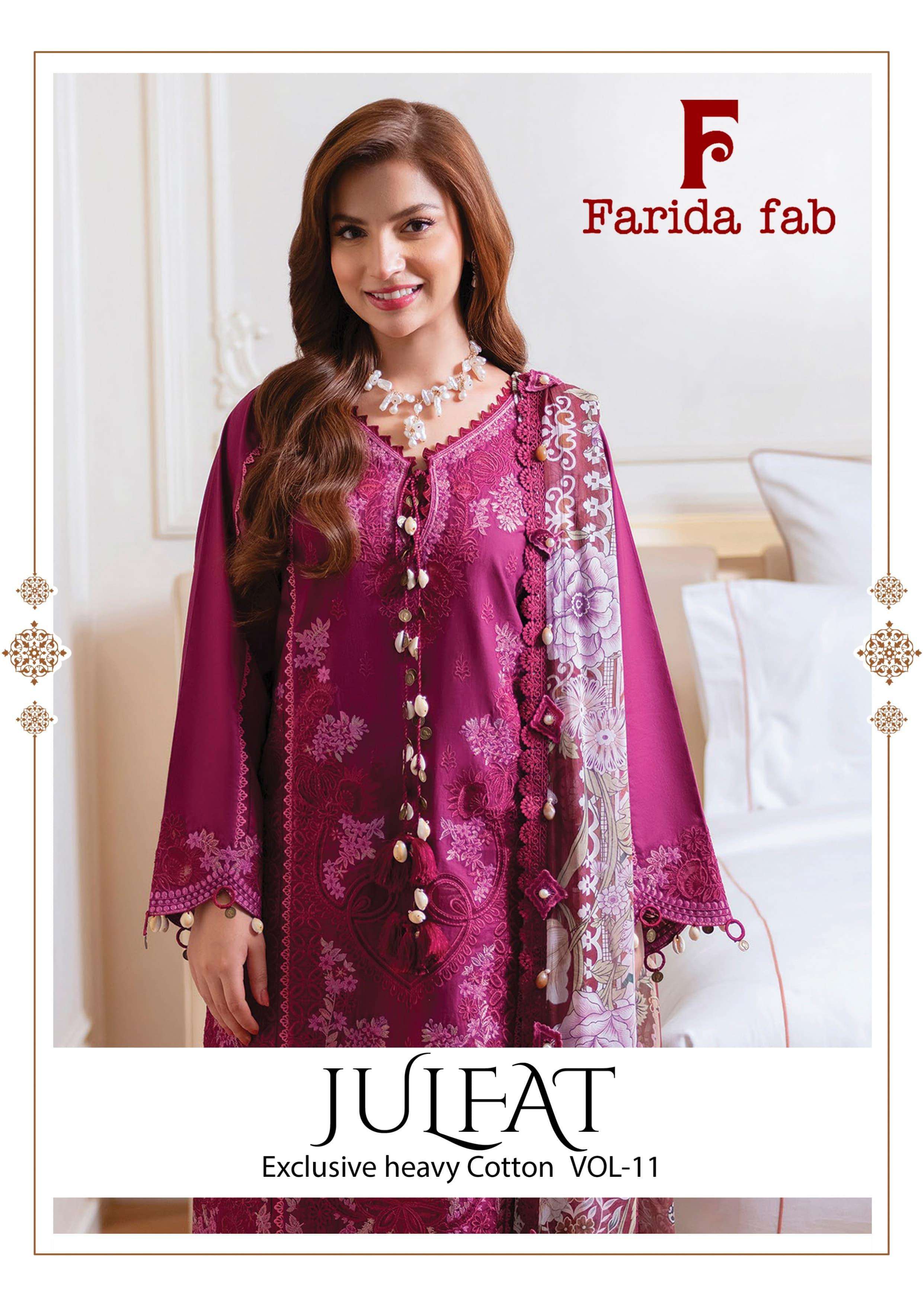 FARIDA FAB JULFAT VOL 11 READY MADE COLLECTION 