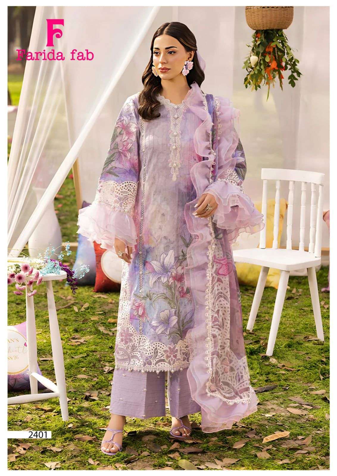 FARIDA FAB PARIAN DREAM VOL 24 COTTON DIGITAL PRINTS SALWAR SUIT