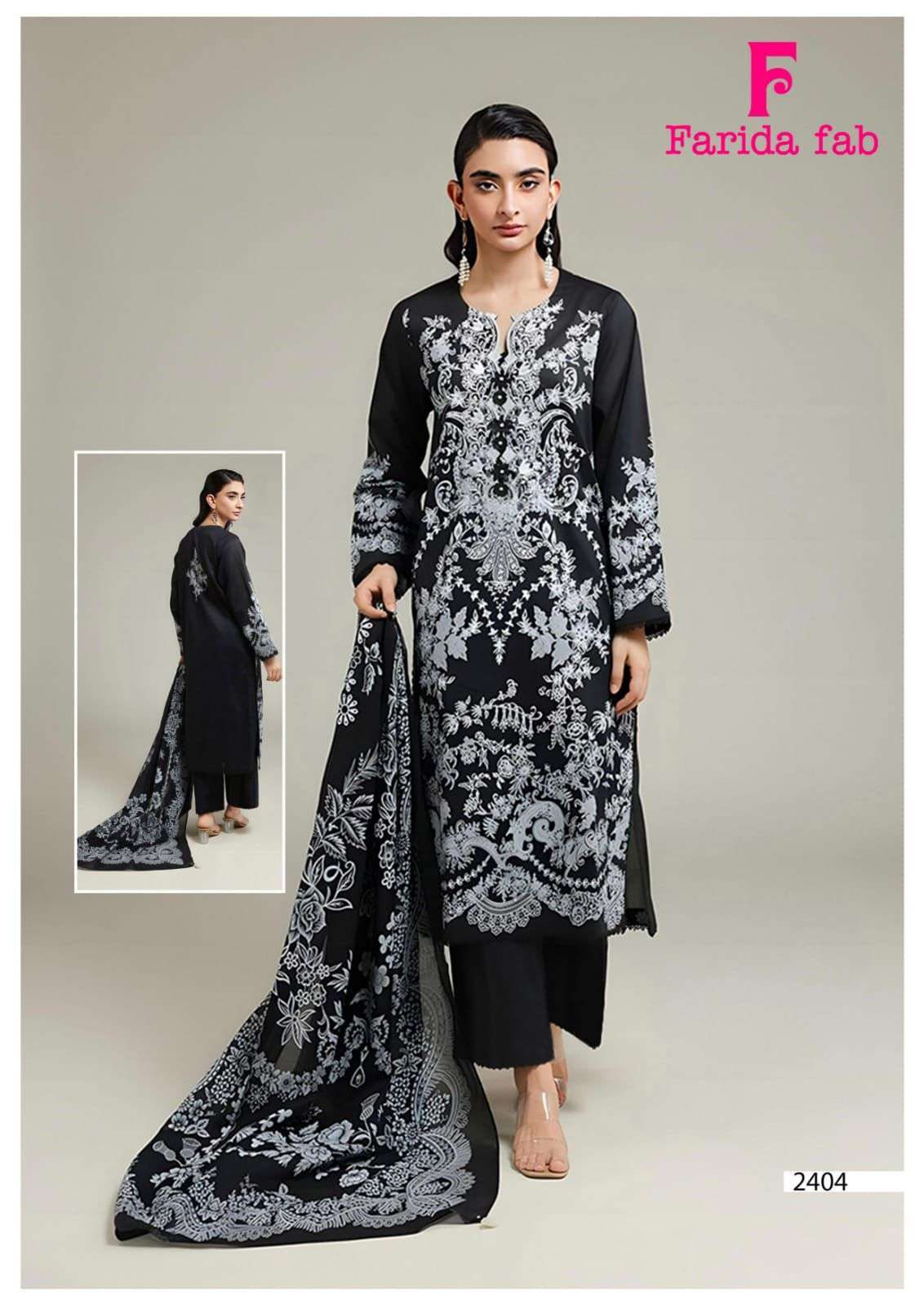 FARIDA FAB PARIAN DREAM VOL 24 COTTON DIGITAL PRINTS SALWAR SUIT