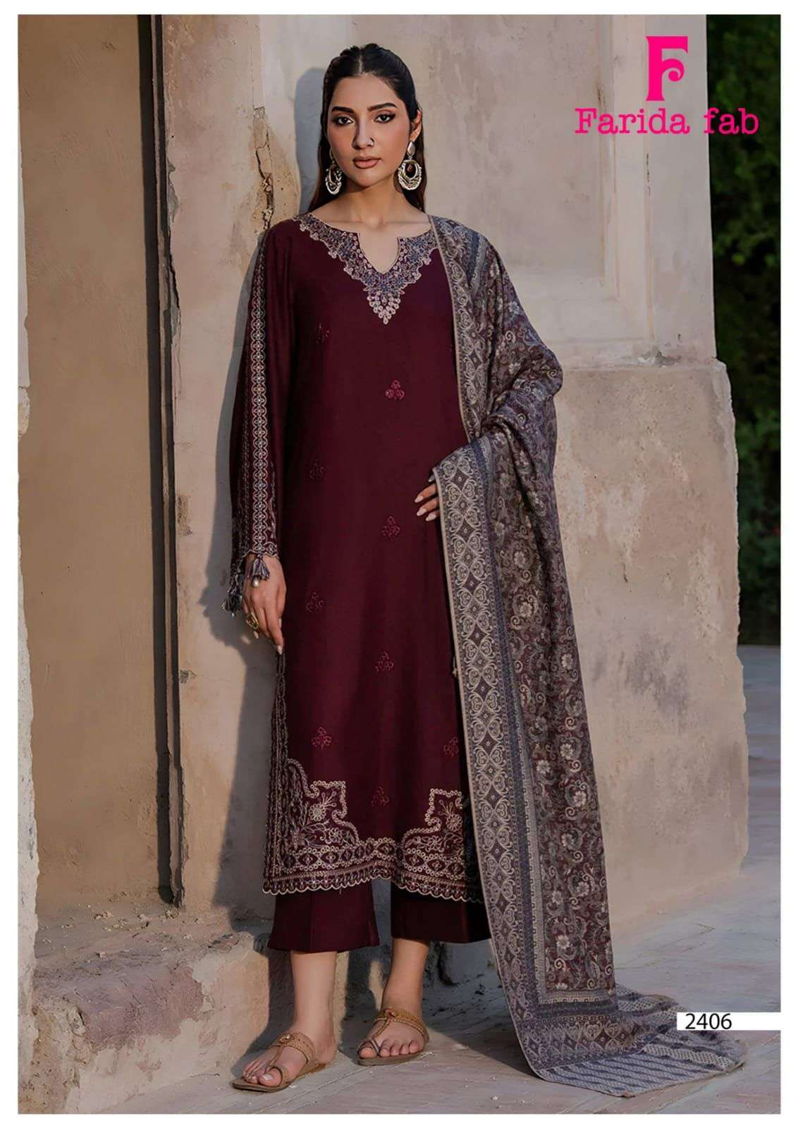 FARIDA FAB PARIAN DREAM VOL 24 COTTON DIGITAL PRINTS SALWAR SUIT