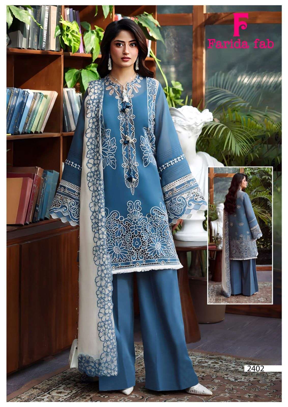 FARIDA FAB PARIAN DREAM VOL 24 COTTON DIGITAL PRINTS SALWAR SUIT