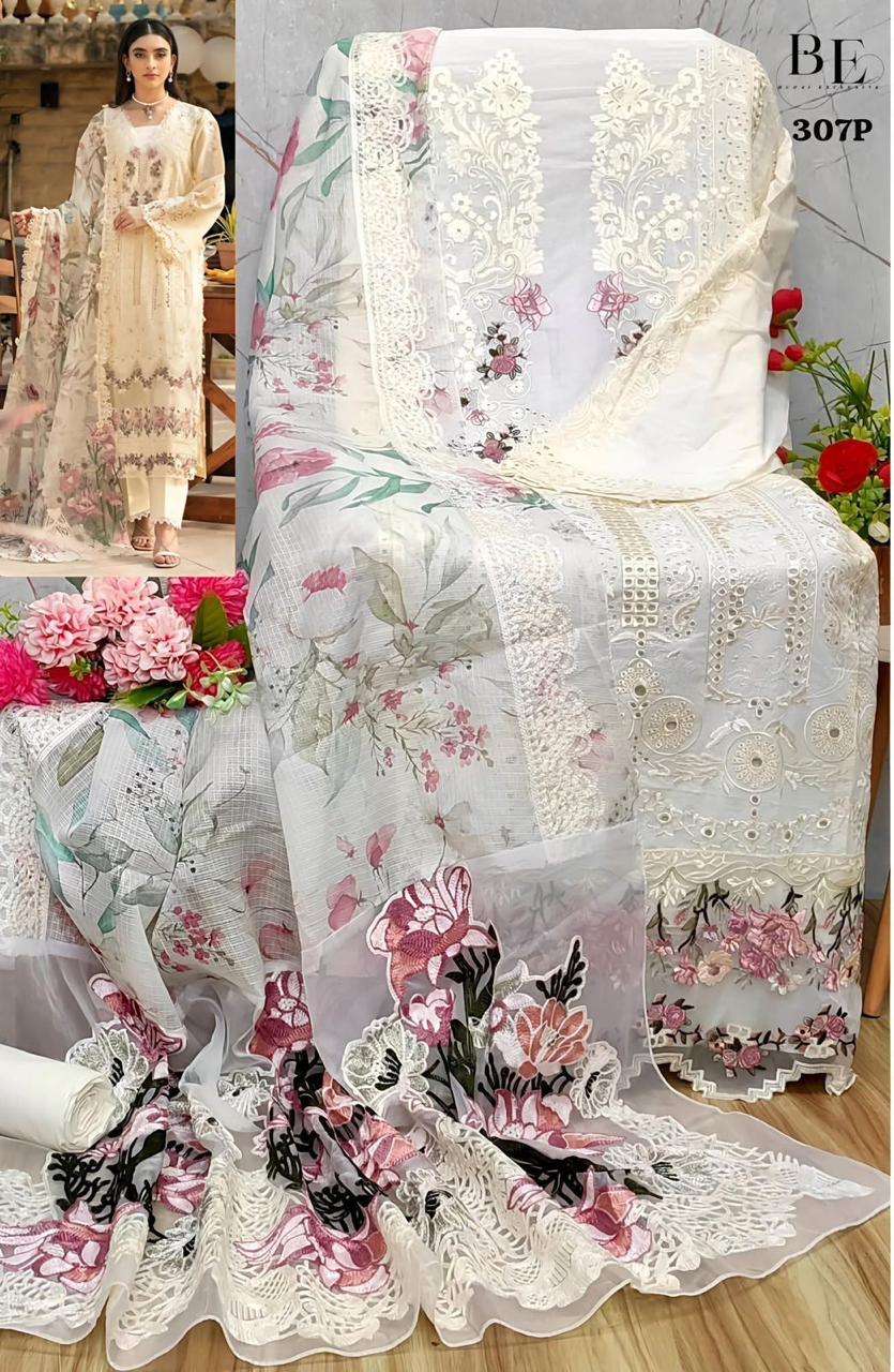  FLORENT D NO 1088 1080 1090 COTTON WITH HEAVY EMBROIDERY WORK SUIT