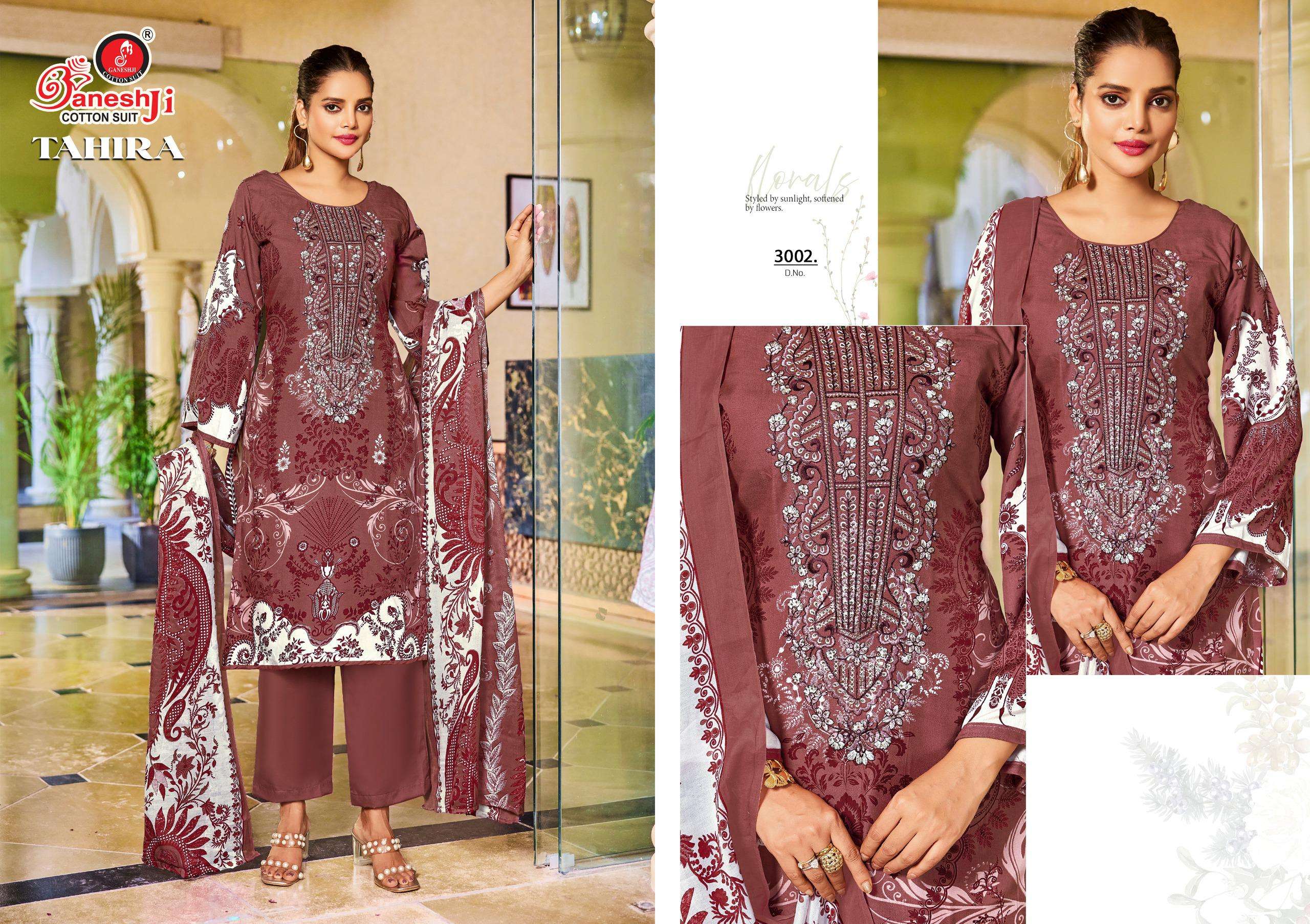 GANESHJI COTTON SUIT TAHIRA VOL 3 COTTON DIGITAL PRINTS SALWAR SUIT