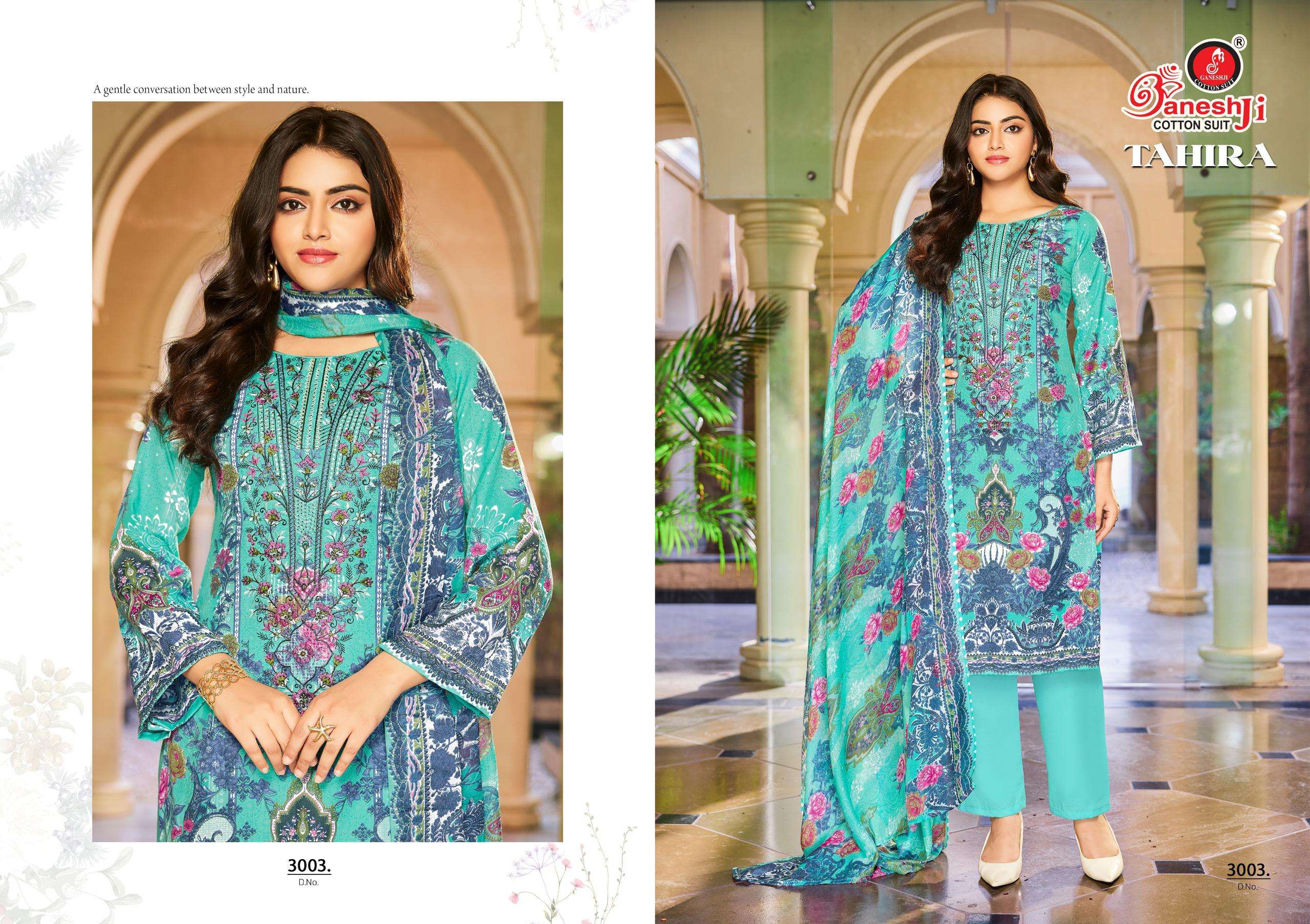 GANESHJI COTTON SUIT TAHIRA VOL 3 COTTON DIGITAL PRINTS SALWAR SUIT