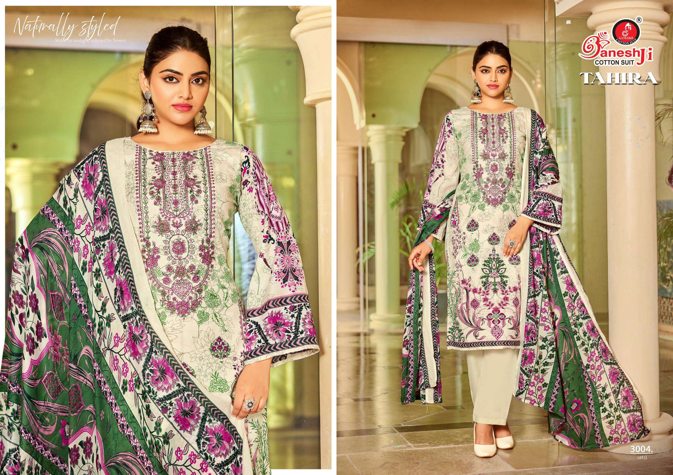 GANESHJI COTTON SUIT TAHIRA VOL 3 COTTON DIGITAL PRINTS SALWAR SUIT