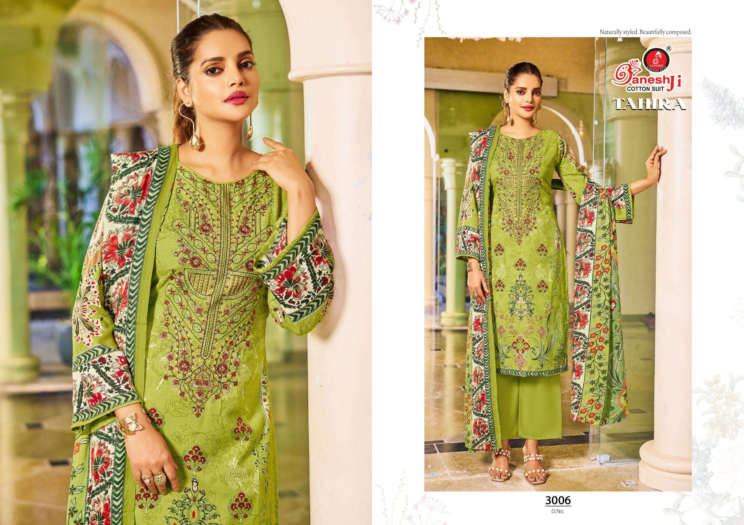 GANESHJI COTTON SUIT TAHIRA VOL 3 COTTON DIGITAL PRINTS SALWAR SUIT