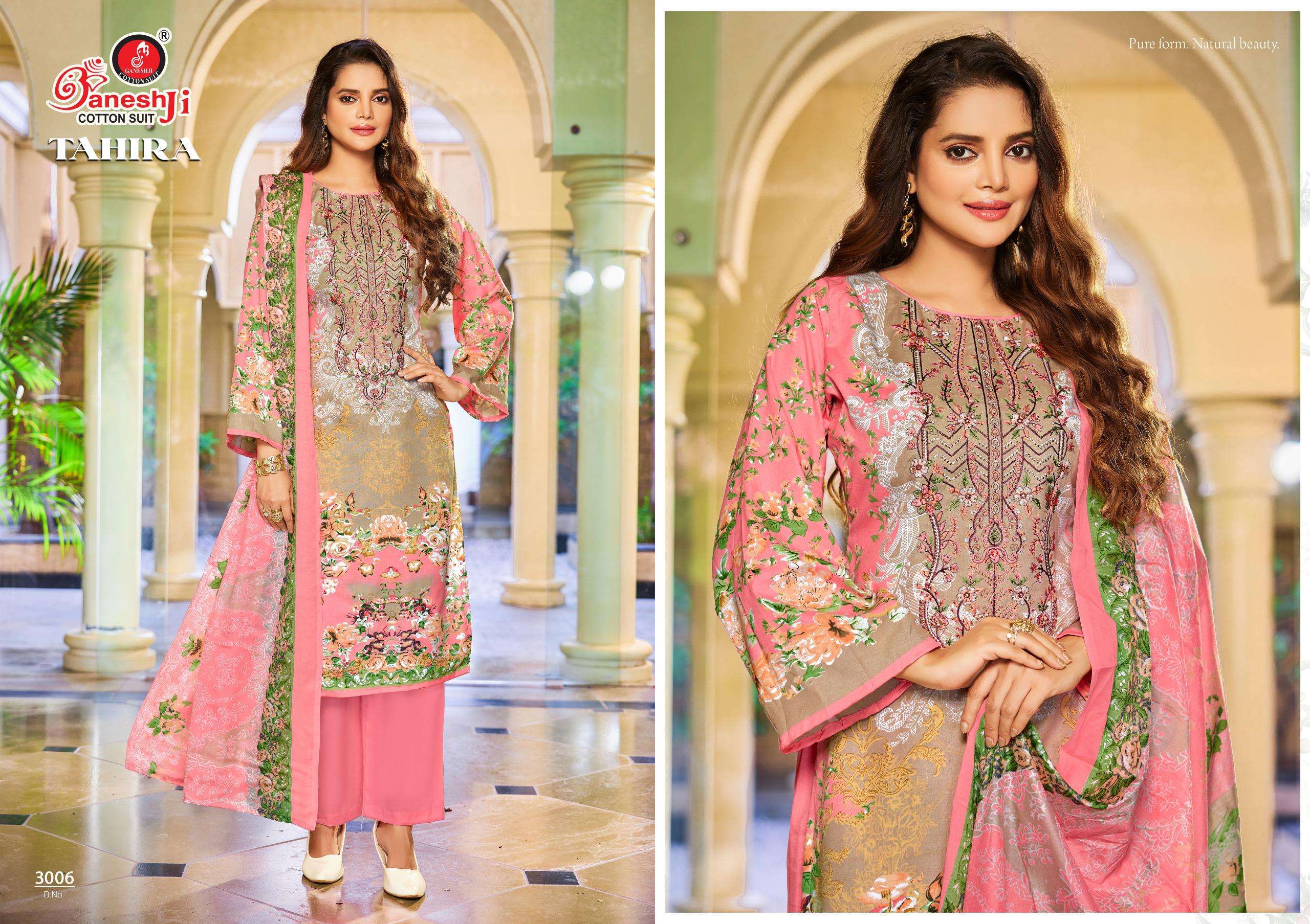 GANESHJI COTTON SUIT TAHIRA VOL 3 COTTON DIGITAL PRINTS SALWAR SUIT