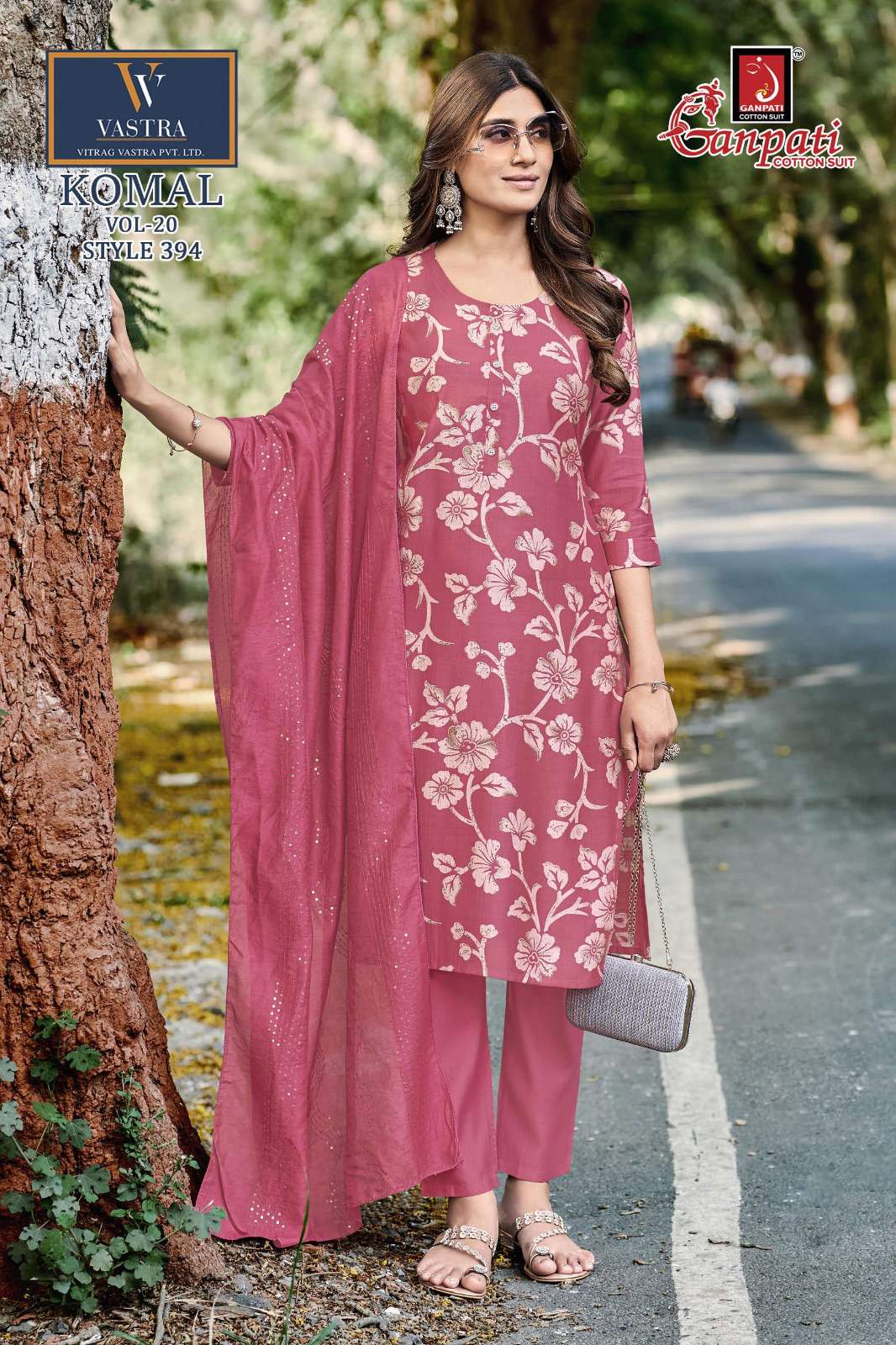 GANPATI KOMAL VOL 20 COTTON PRINTED LADIES READY MADE LADIES SUIT