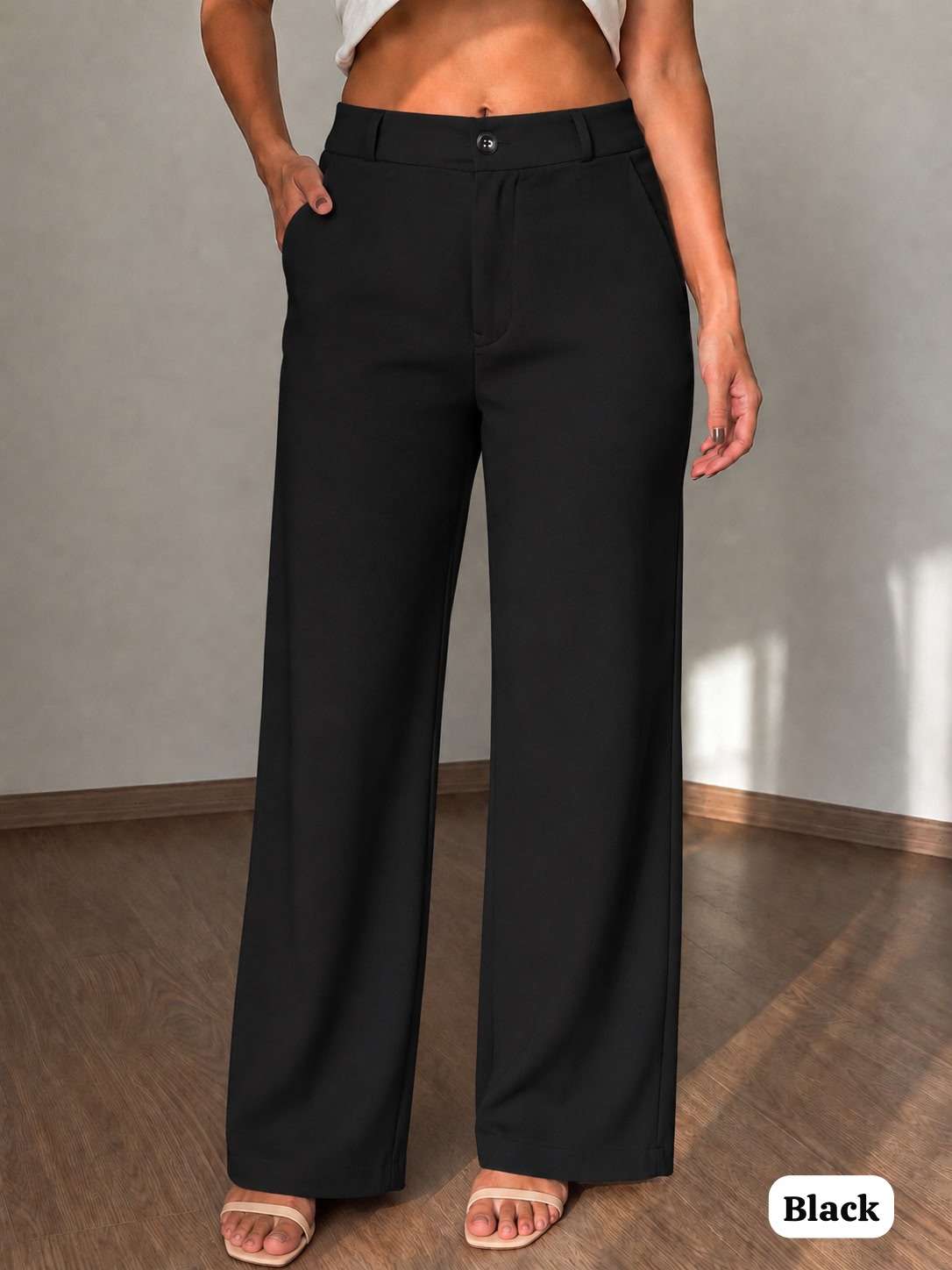 INLI THE KOREAN STYLE PANTS IMPORTED FABRIC FANCY LADIES BOTTOM WEAR COLLECTION 