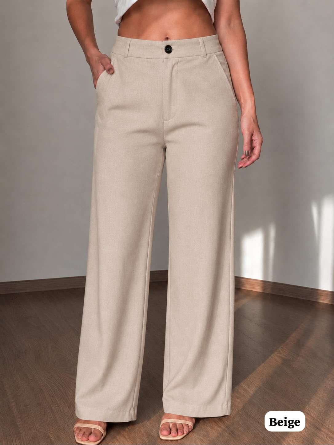 INLI THE KOREAN STYLE PANTS IMPORTED FABRIC FANCY LADIES BOTTOM WEAR COLLECTION 