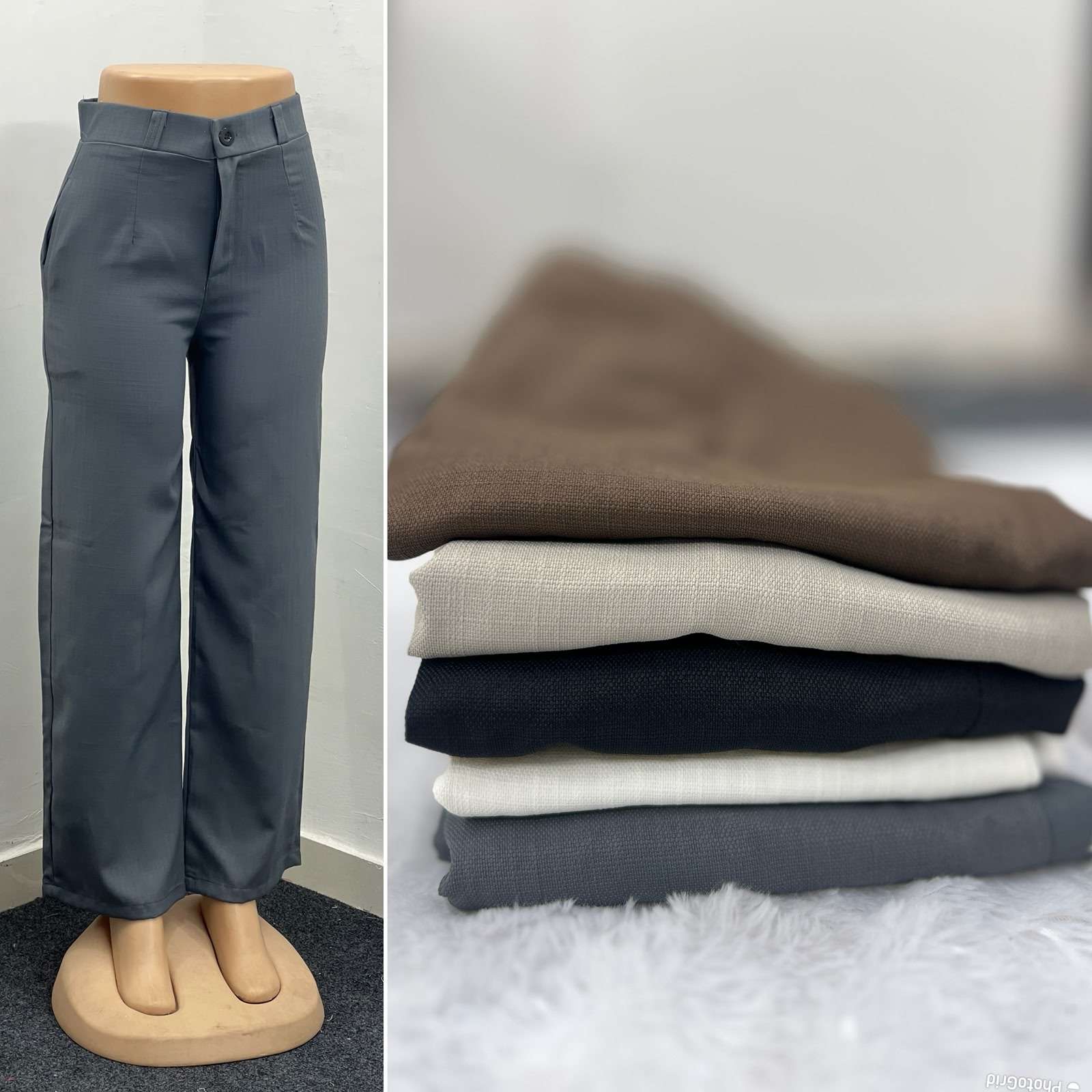 INLI THE KOREAN STYLE PANTS IMPORTED FABRIC FANCY LADIES BOTTOM WEAR COLLECTION 