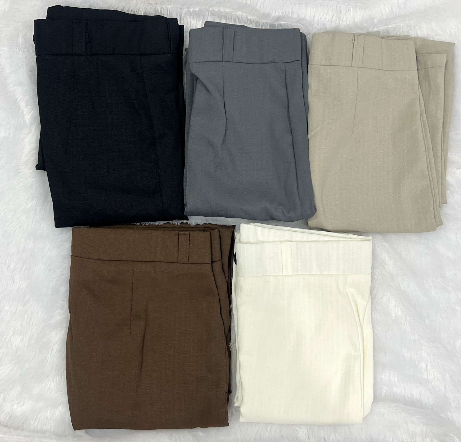 INLI THE KOREAN STYLE PANTS IMPORTED FABRIC FANCY LADIES BOTTOM WEAR COLLECTION 