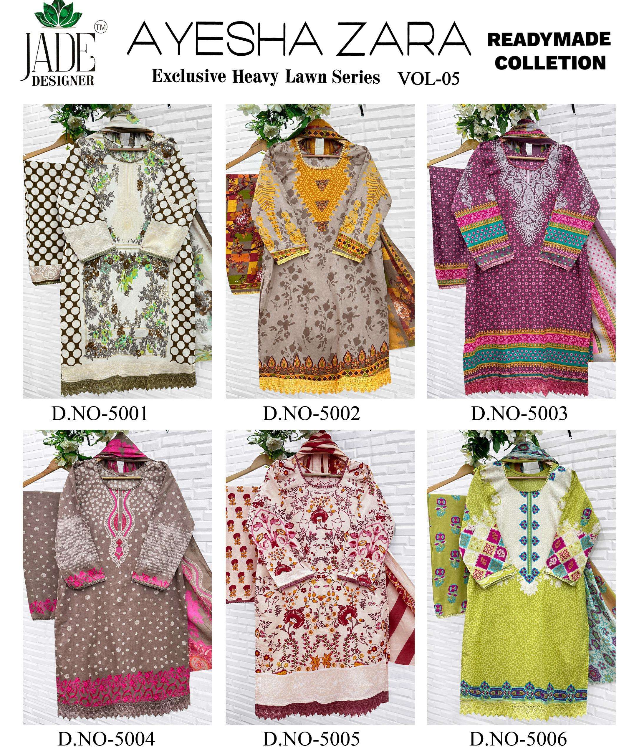 JADE AYESHA ZARA VOL 4 READY MADE COLLECTION 