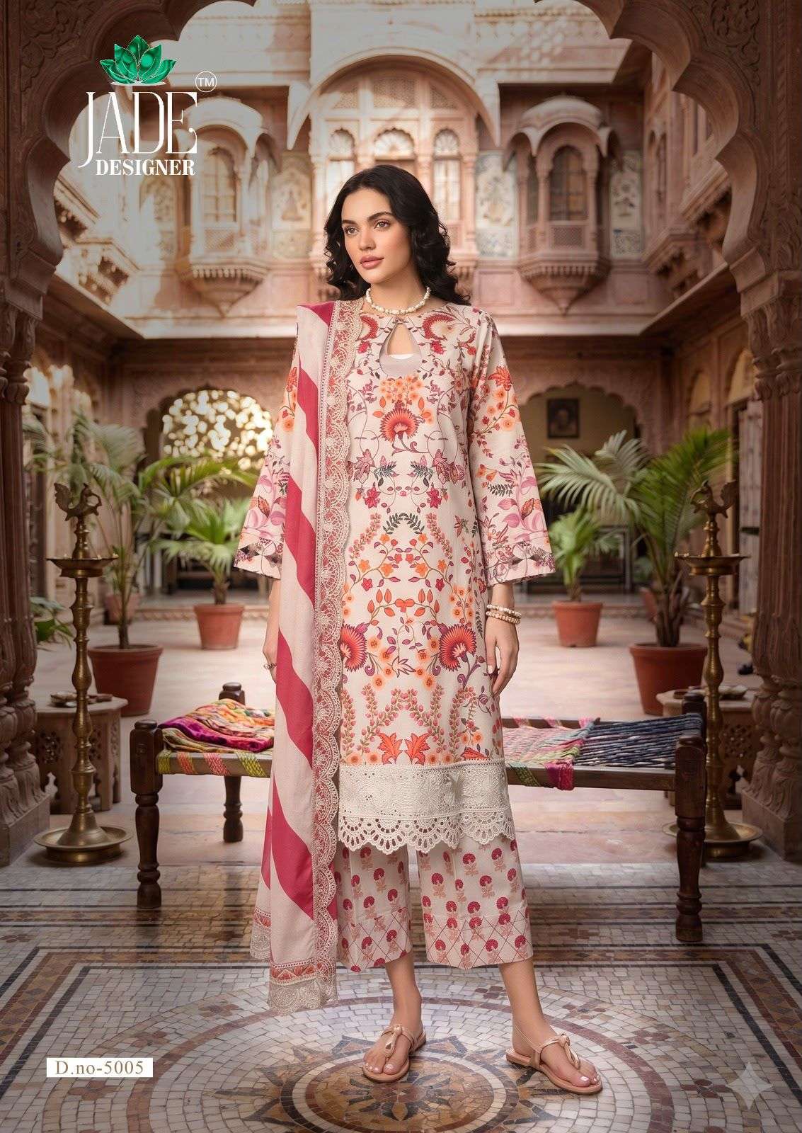 JADE AYESHA ZARA VOL 5 LAWN COTTON DIGITAL PRINT SALWAR SUIT
