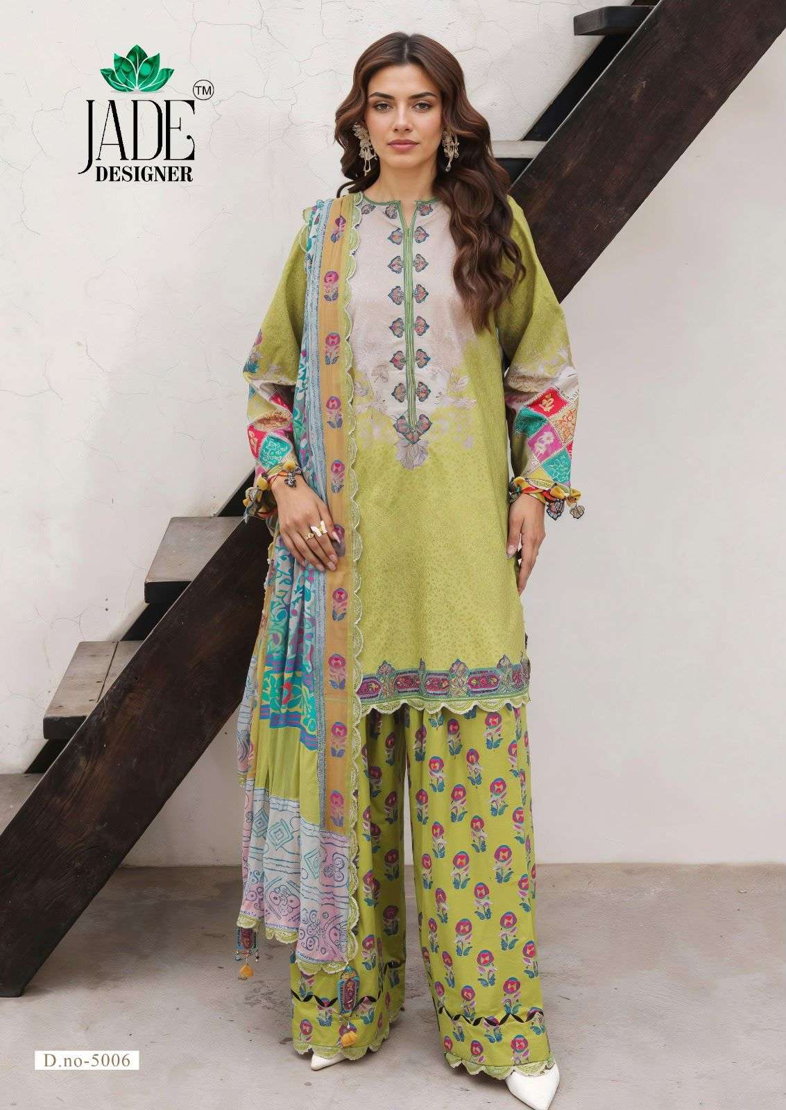 JADE AYESHA ZARA VOL 5 LAWN COTTON DIGITAL PRINT SALWAR SUIT