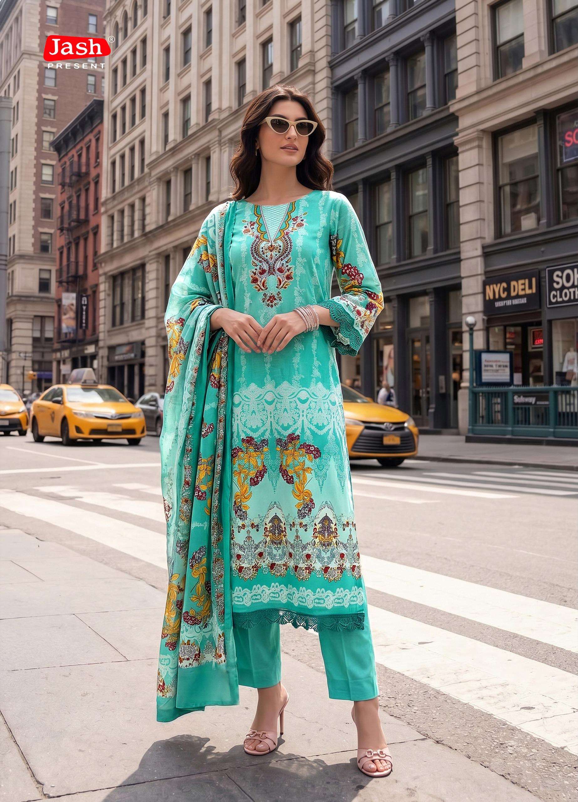  JASH ELLIZA VOL 56 COTTON DIGITAL PRINT UNSTITCH SALWAR SUIT