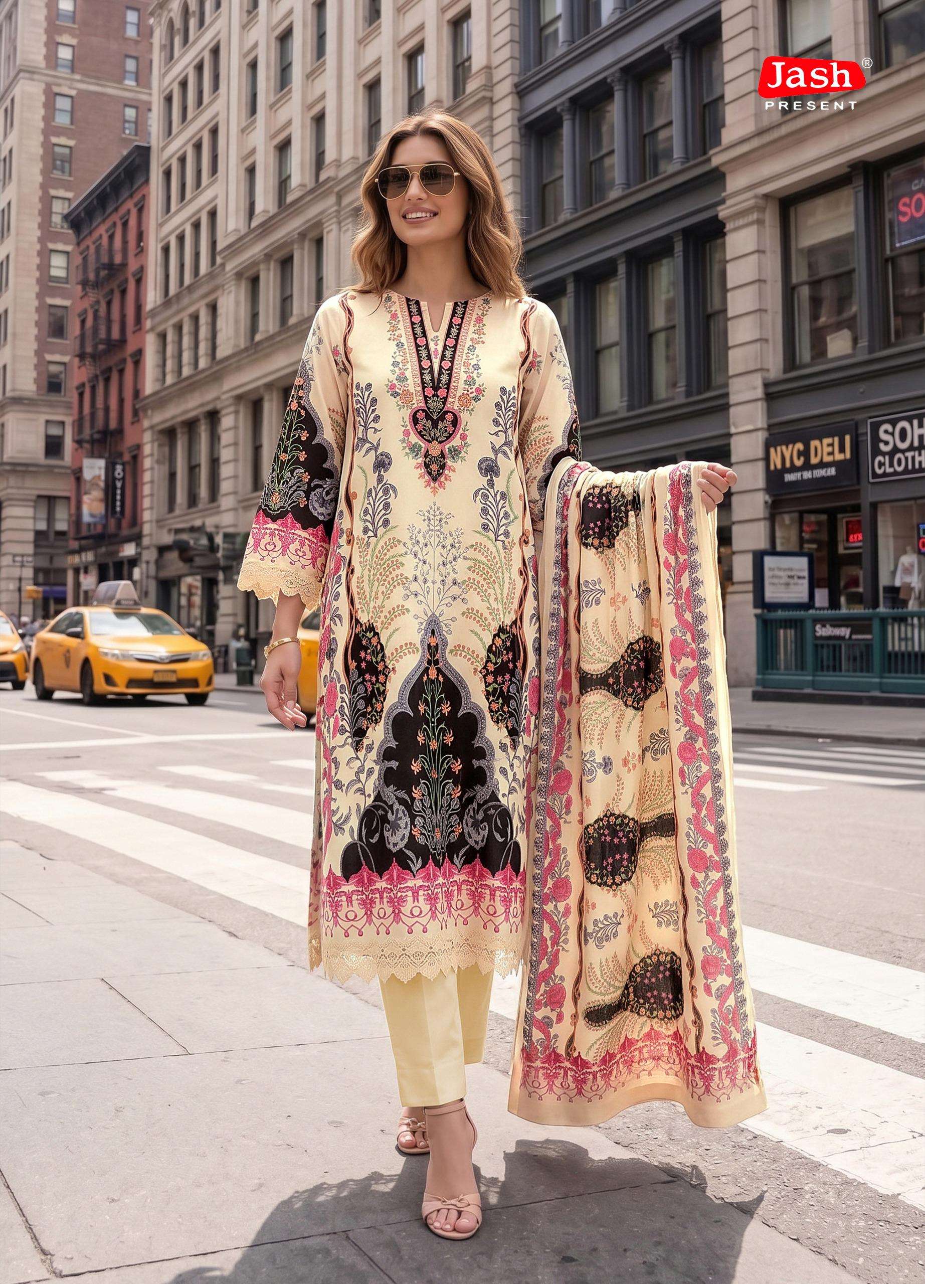 JASH ELLIZA VOL 56 COTTON DIGITAL PRINT UNSTITCH SALWAR SUIT
