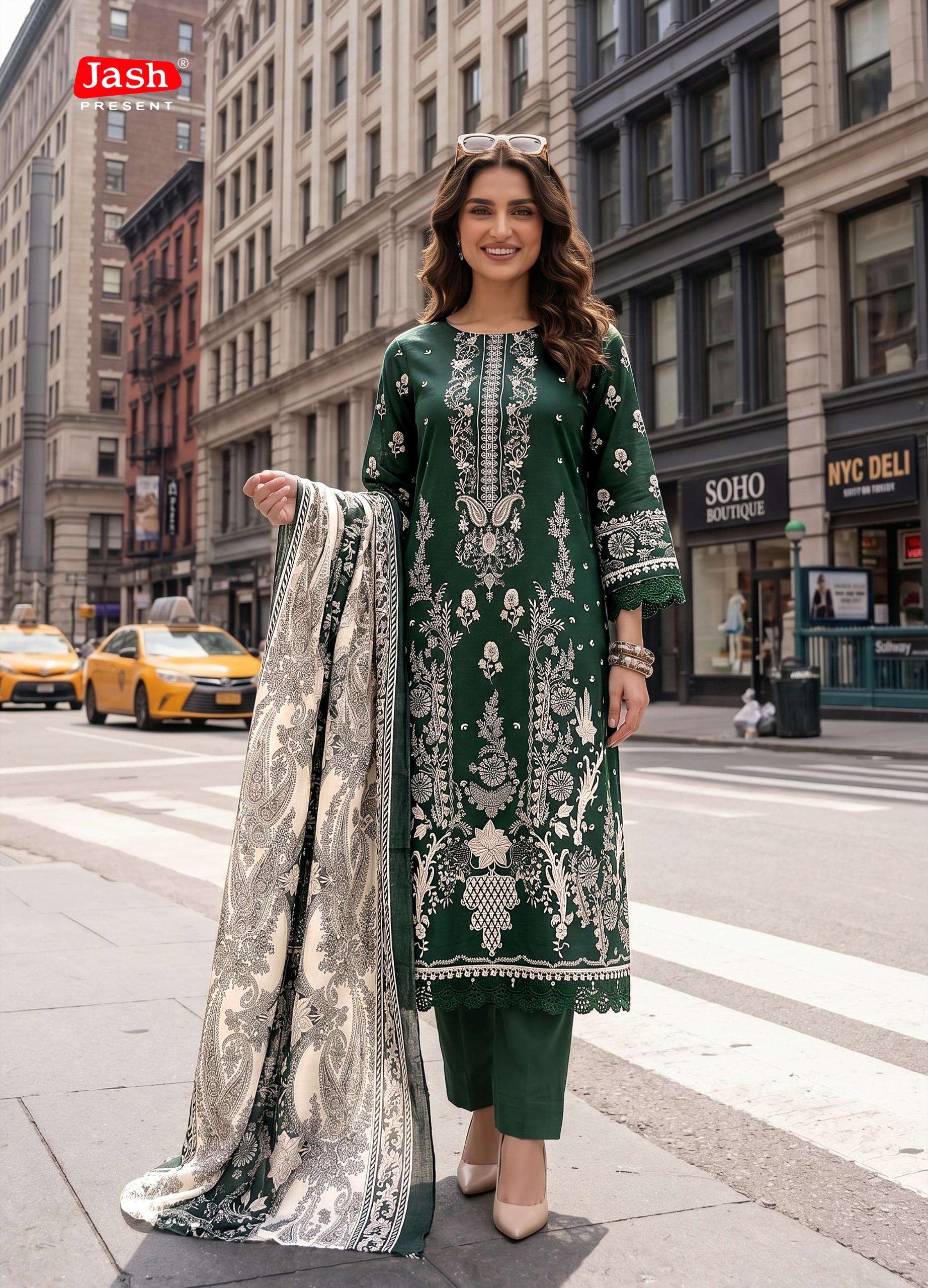  JASH ELLIZA VOL 56 COTTON DIGITAL PRINT UNSTITCH SALWAR SUIT