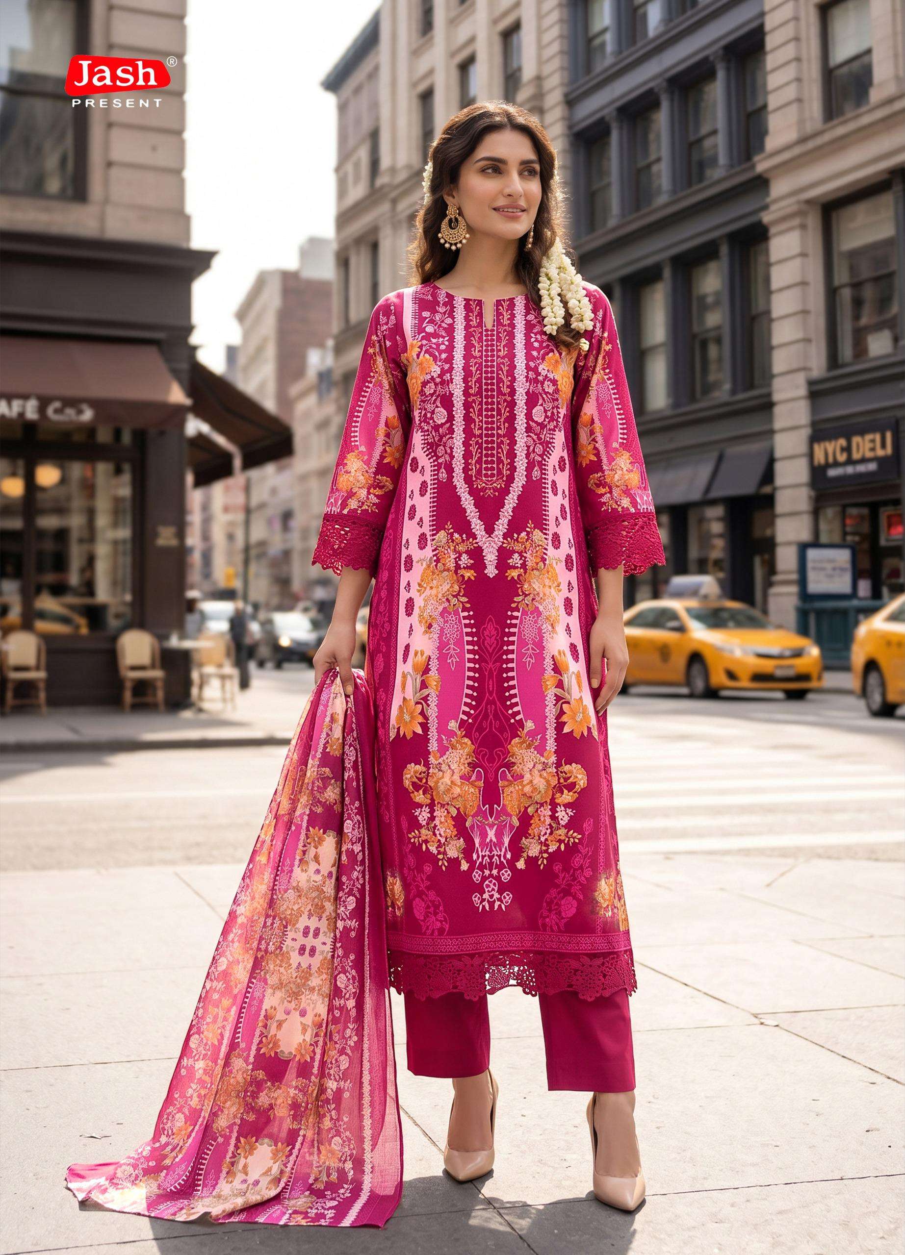  JASH ELLIZA VOL 56 COTTON DIGITAL PRINT UNSTITCH SALWAR SUIT