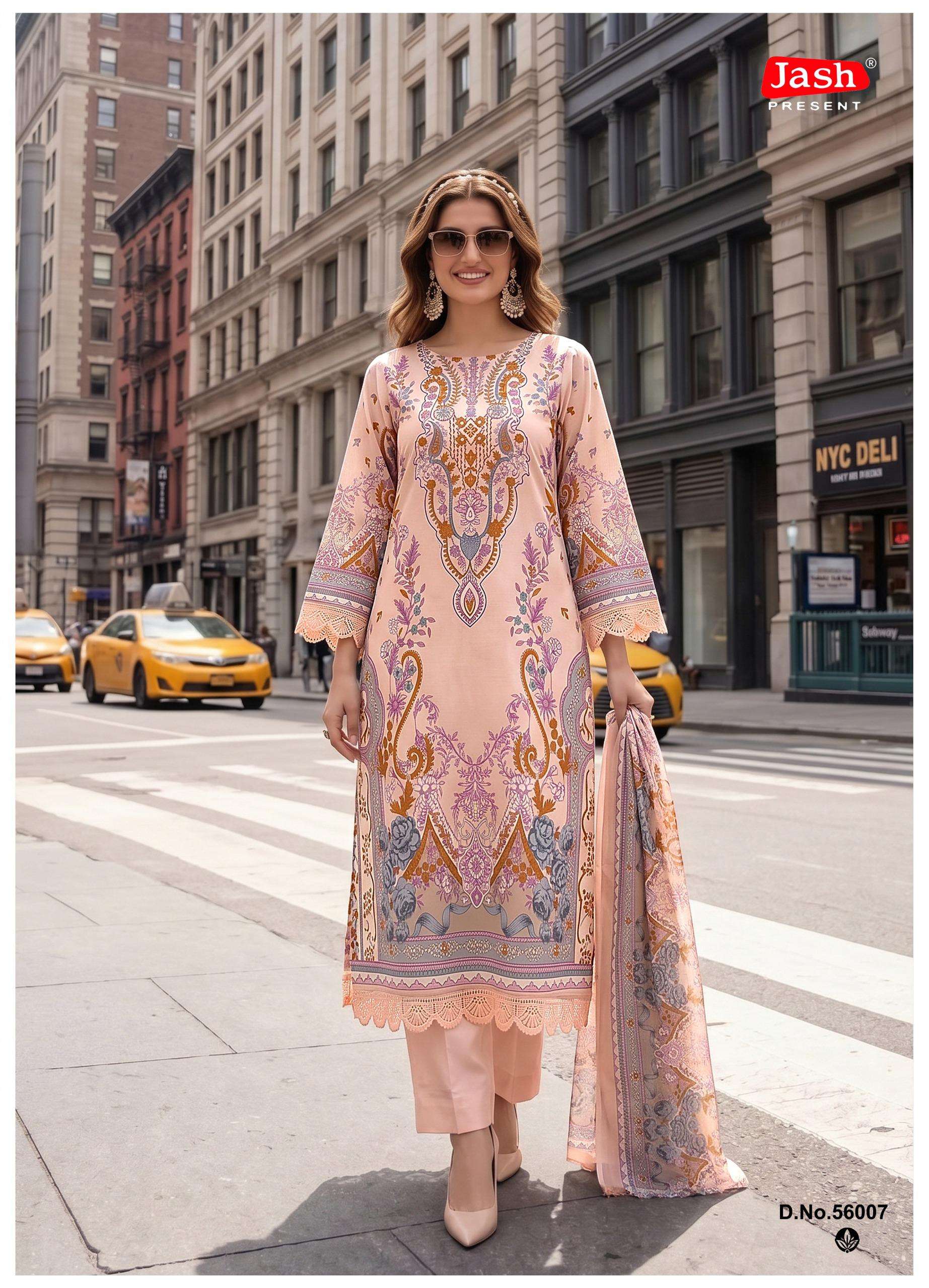  JASH ELLIZA VOL 56 COTTON DIGITAL PRINT UNSTITCH SALWAR SUIT