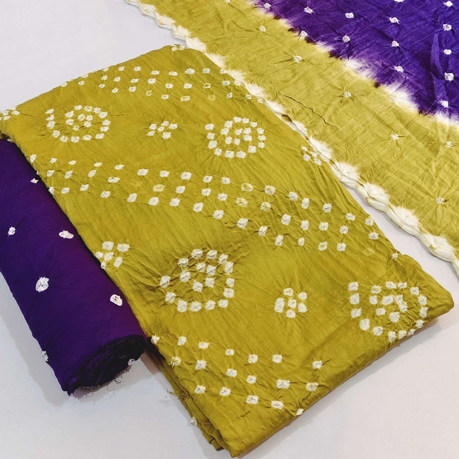 JJ CREATION SATIN PREMIUM BANDHEJ COLLECTION 