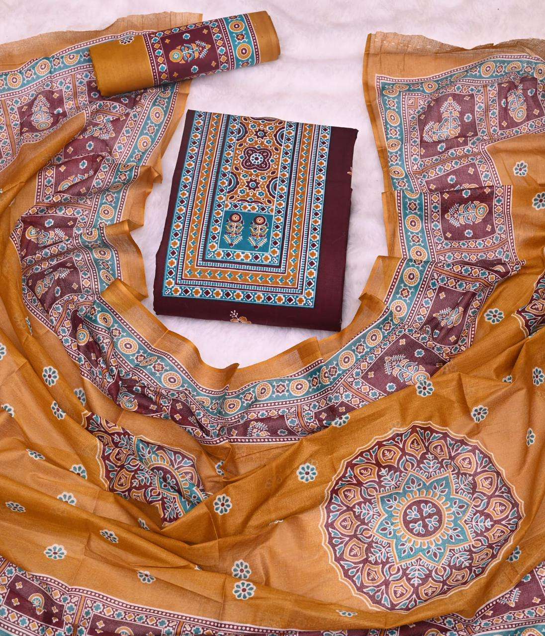 JS PRIYA PEHNAWA AJRAK VOL 4 COTTON BATIK PRINT SALWAR SUIT