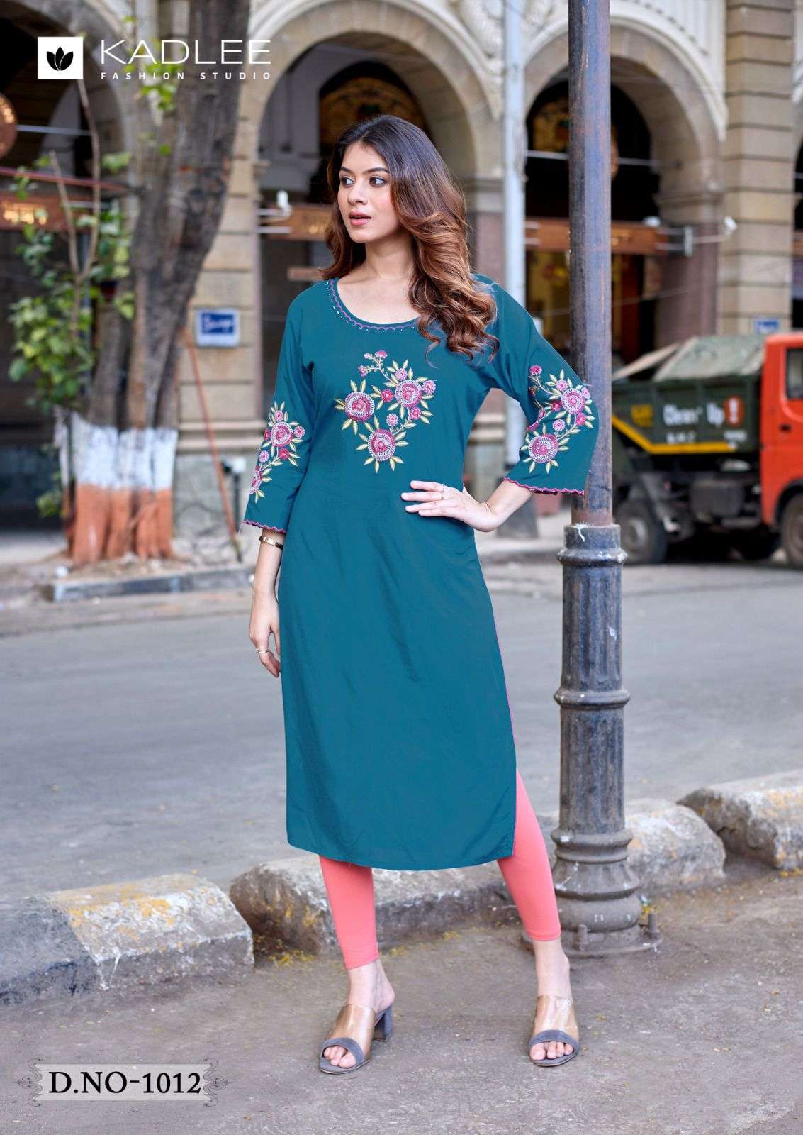 KADLEE FASHION LADLEE VOL 3 RAYON FANCY WORKS LADIES KURTI