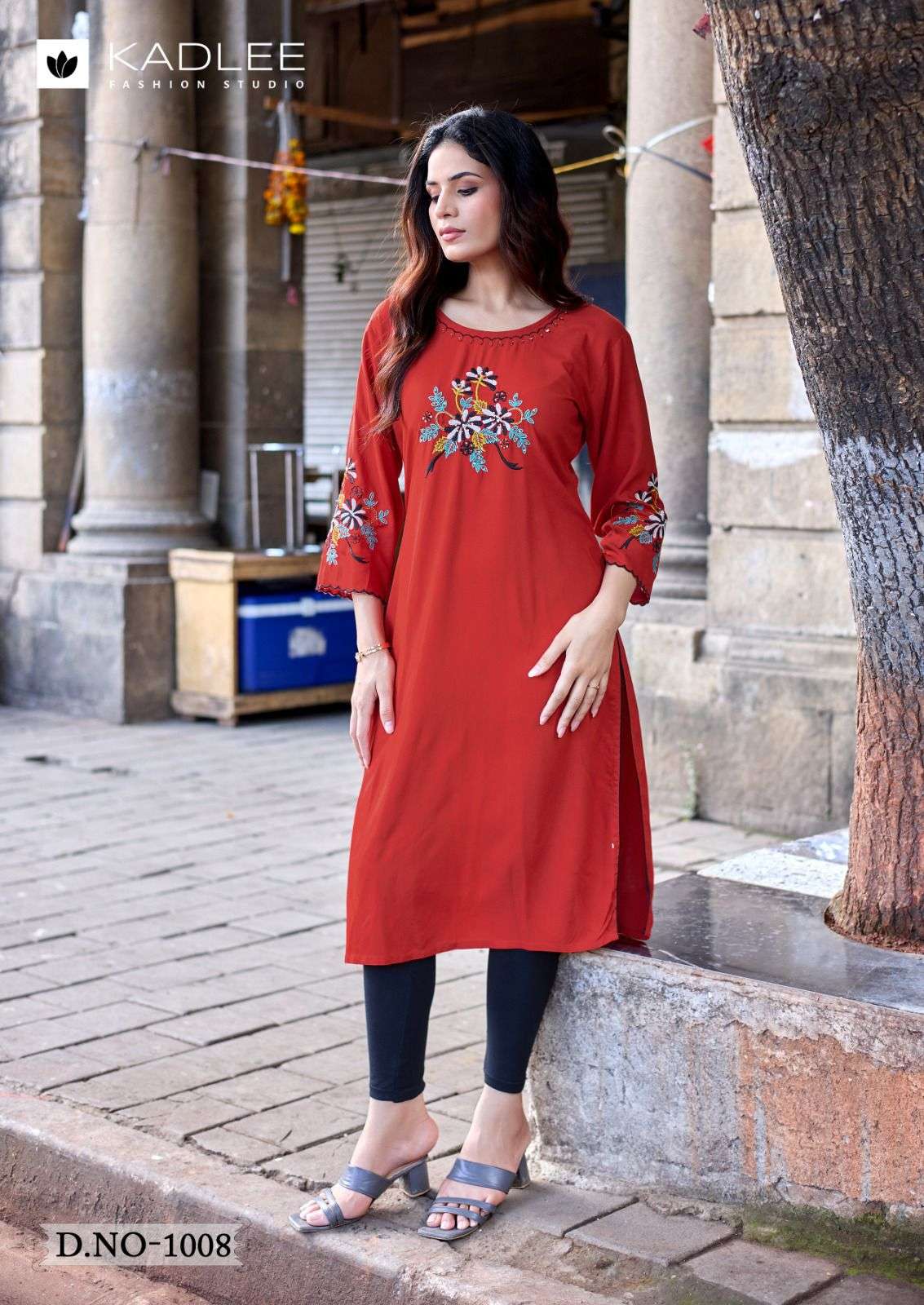 KADLEE FASHION LADLEE VOL 3 RAYON FANCY WORKS LADIES KURTI