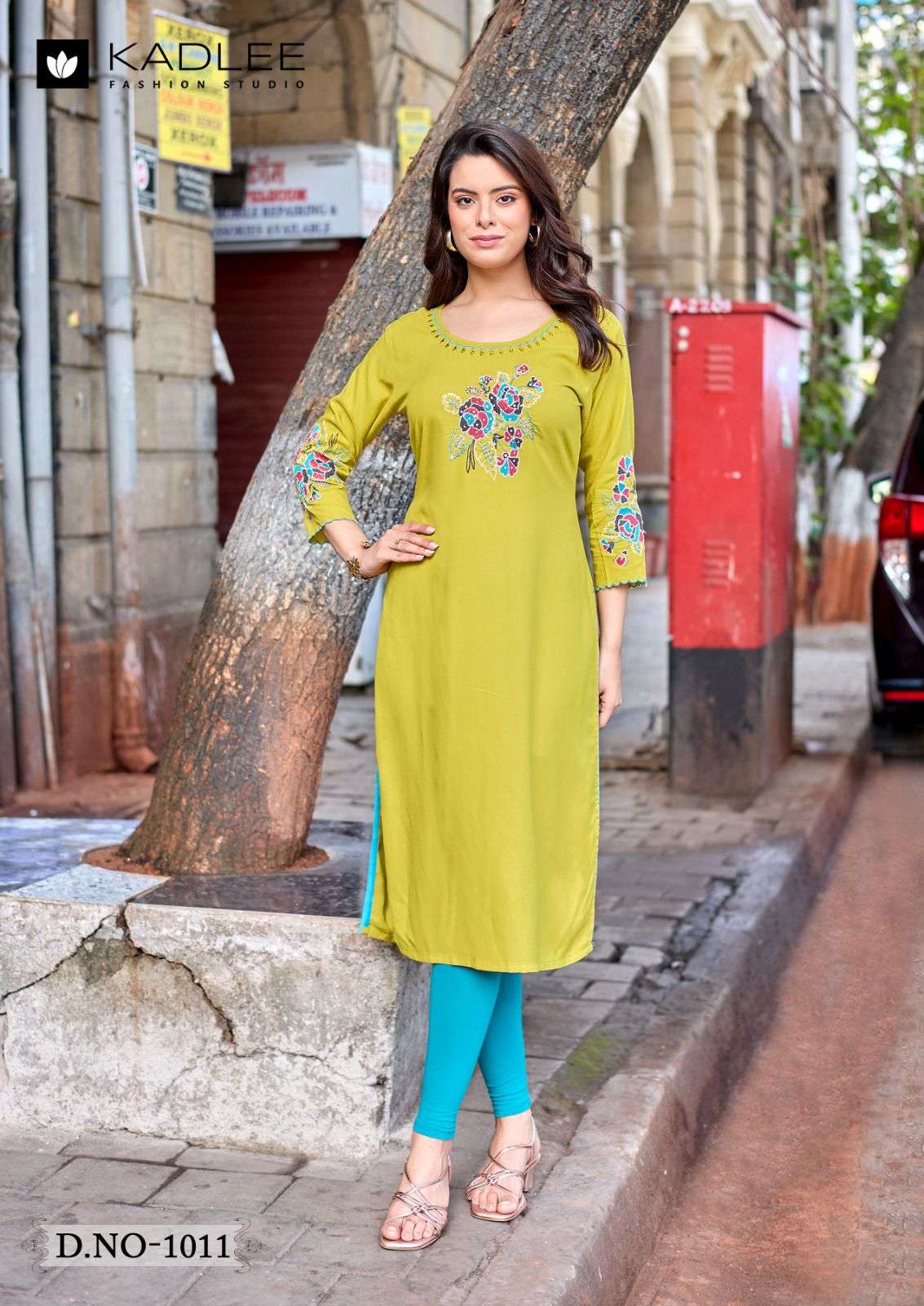 KADLEE FASHION LADLEE VOL 3 RAYON FANCY WORKS LADIES KURTI