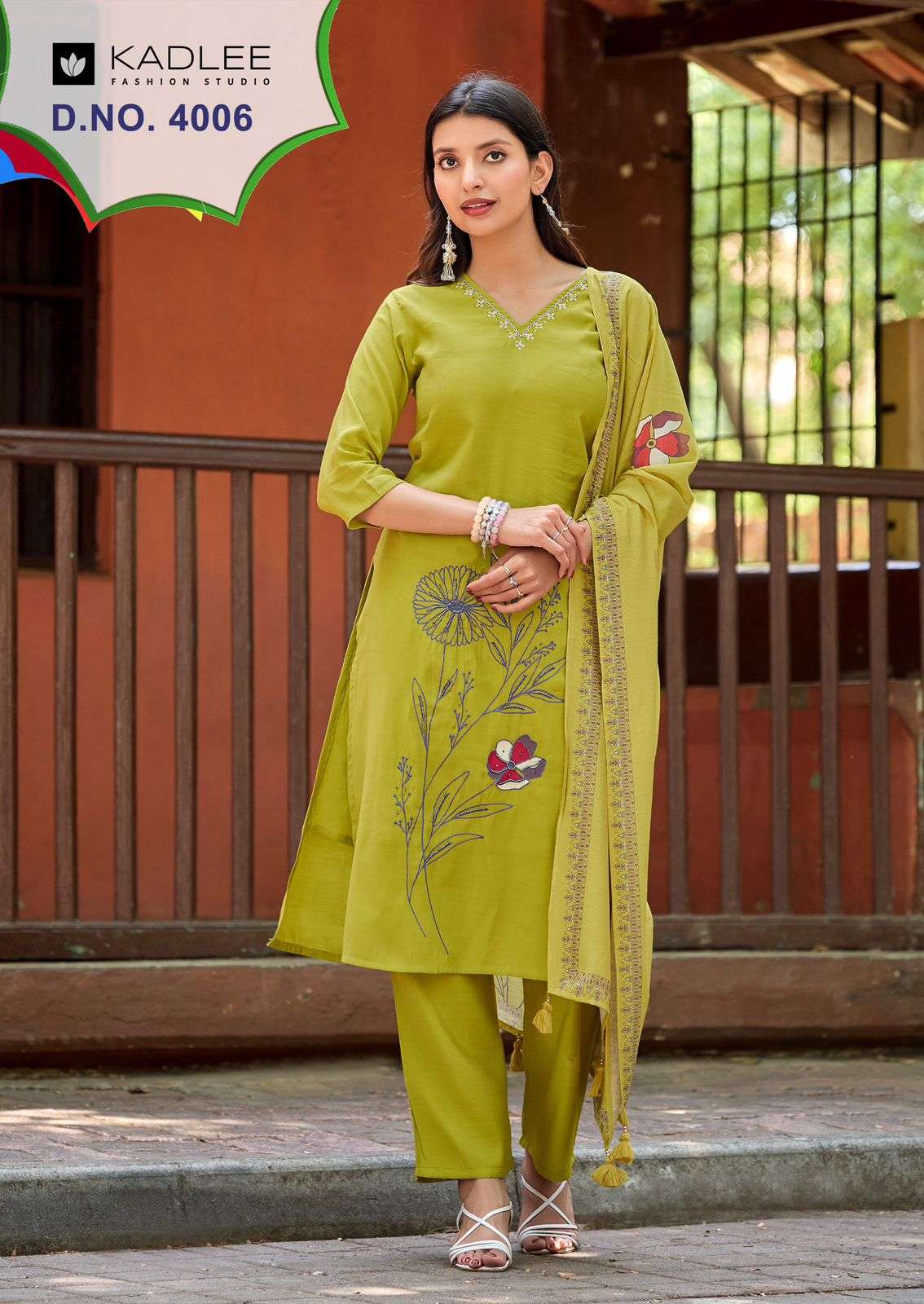 KADLEE FASHION RAAHI ROMAN SILK FANCY WORKS LADIES 3PCS SET COLLECTION 