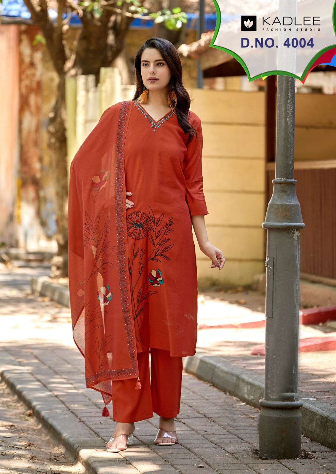 KADLEE FASHION RAAHI ROMAN SILK FANCY WORKS LADIES 3PCS SET COLLECTION 
