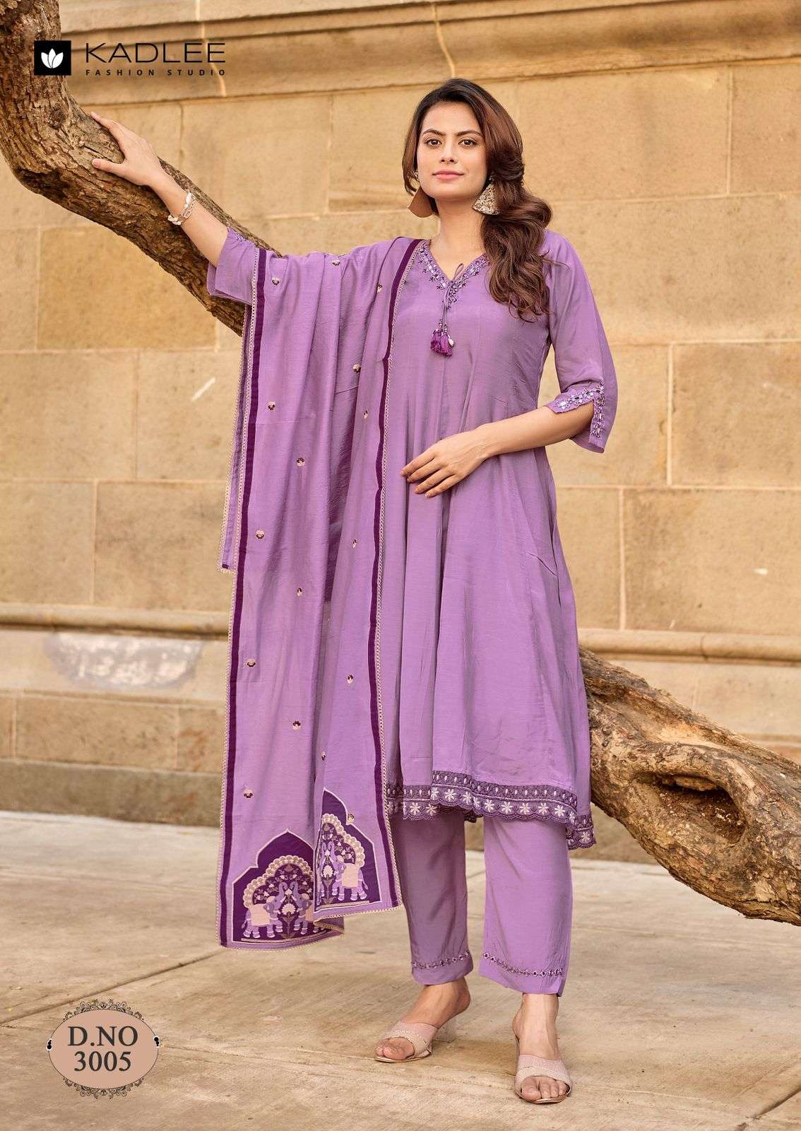 KADLEE FASHION SAIRAA MUSLIN FANCY WORK LADIES 3PCS SET COLLECTION 
