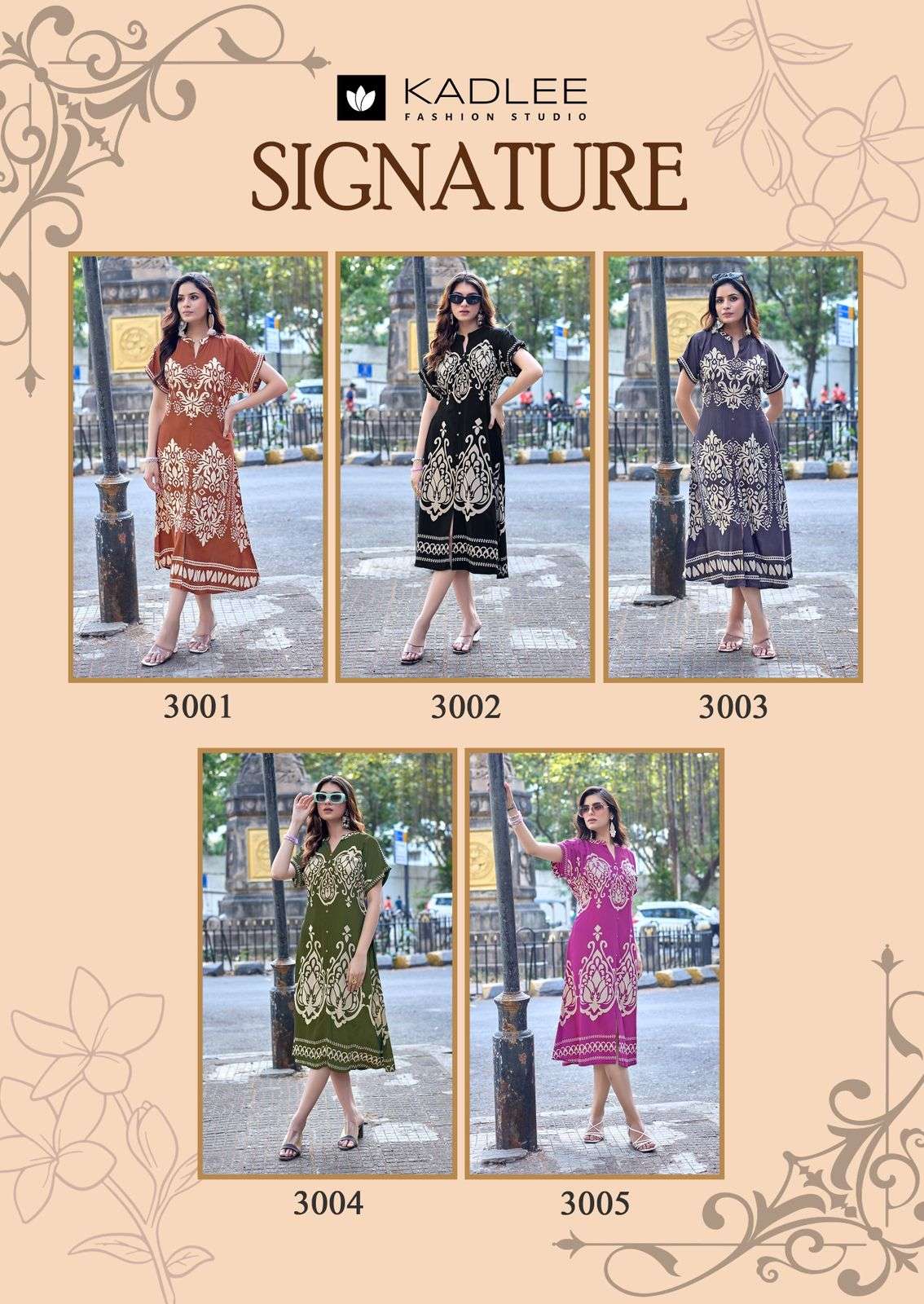 KADLEE FASHION SIGNATURE RAYON PRINT FANCY COOL LOOK SUMMER WEAR LADIES TOP