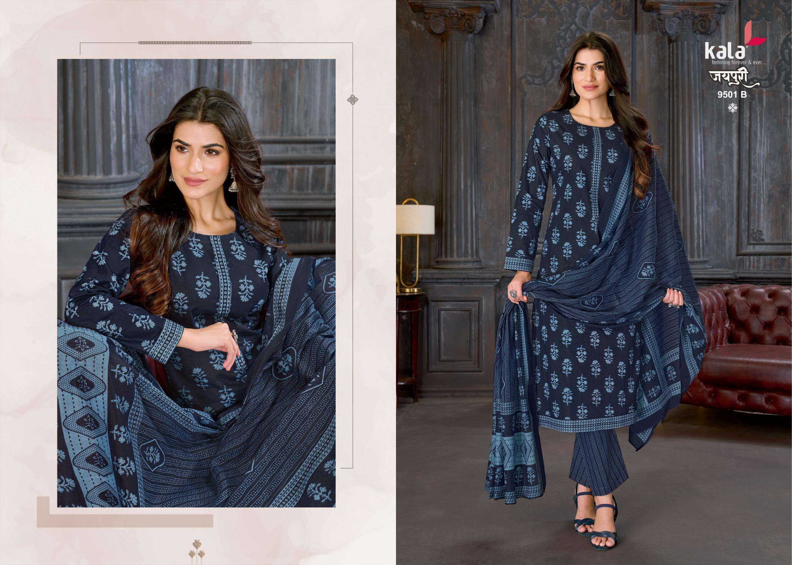KALA FASHION JAIPURI VOL 10 COTTON PRINT LADIES SALWAR SUIT