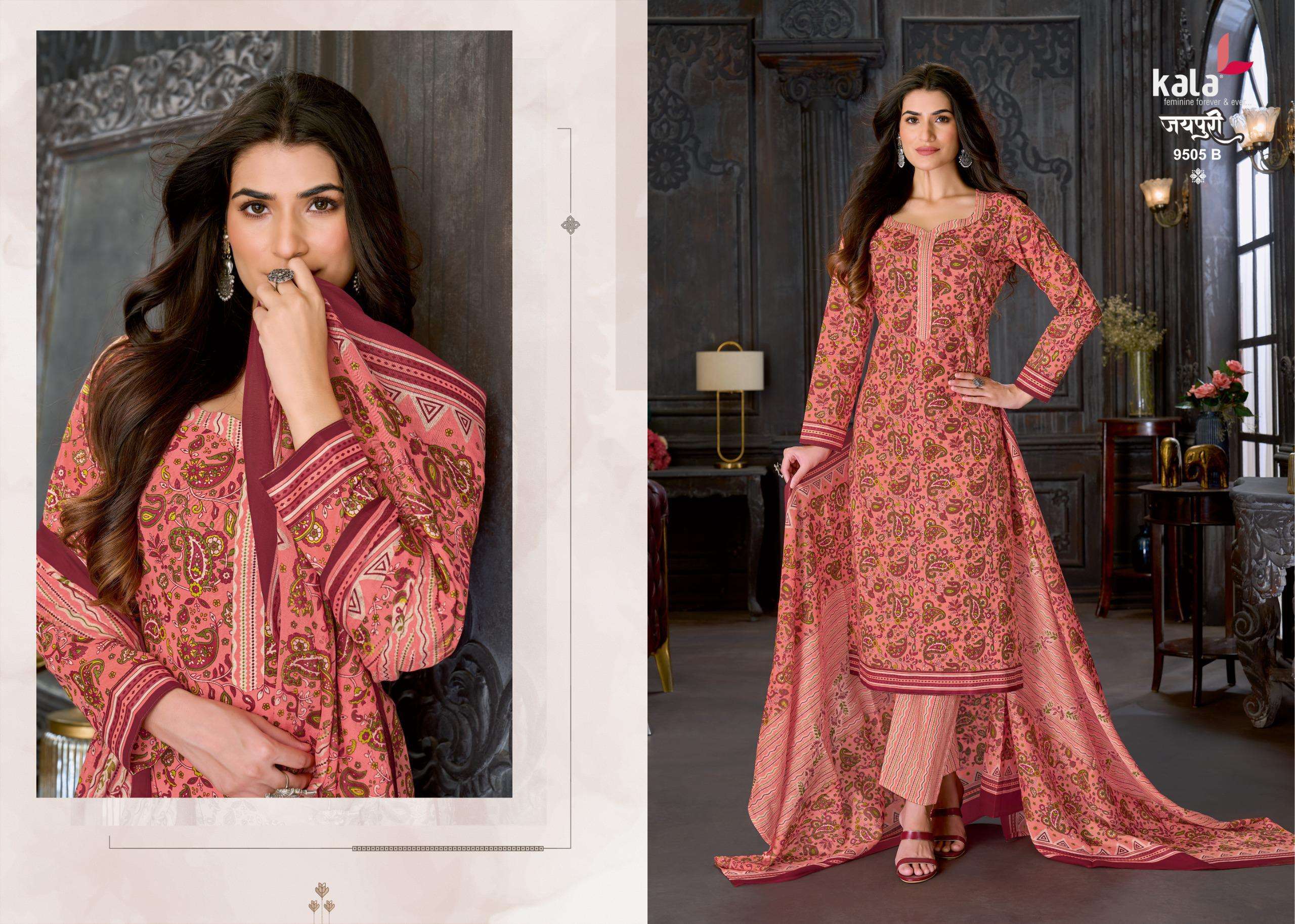 KALA FASHION JAIPURI VOL 10 COTTON PRINT LADIES SALWAR SUIT