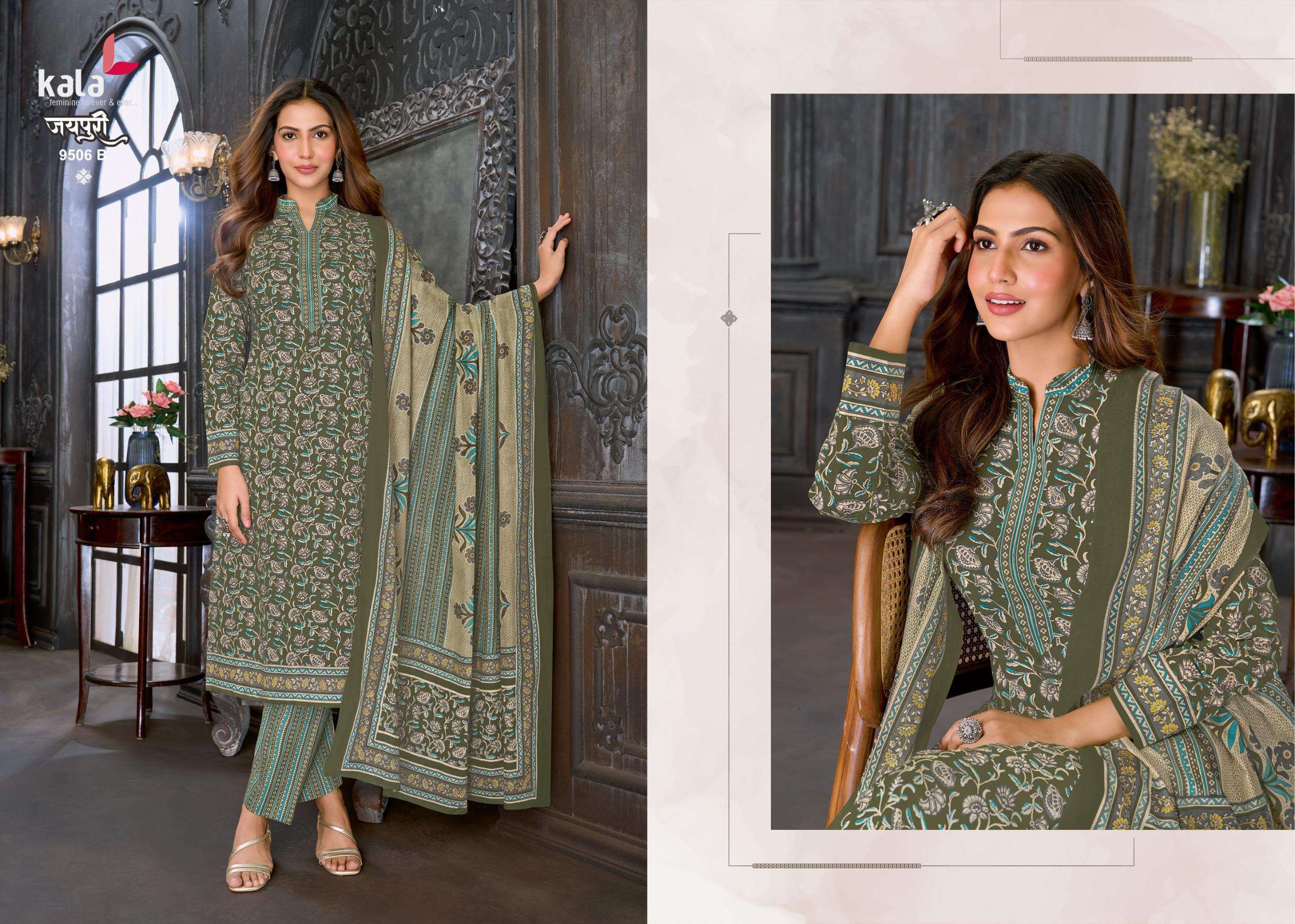 KALA FASHION JAIPURI VOL 10 COTTON PRINT LADIES SALWAR SUIT