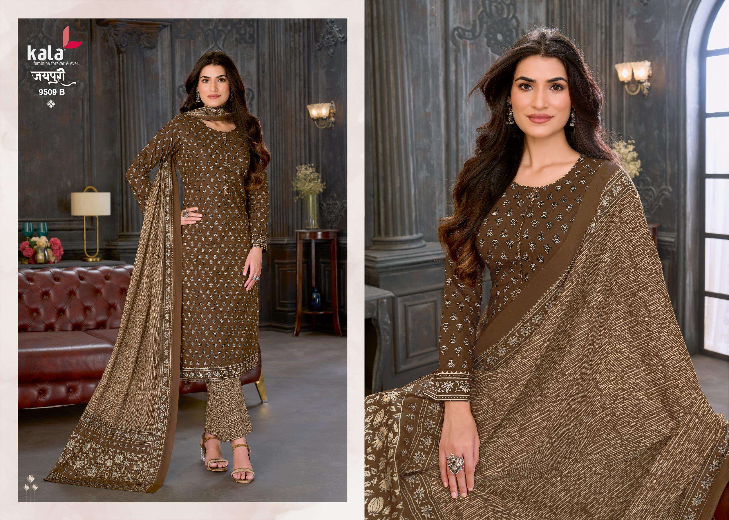 KALA FASHION JAIPURI VOL 10 COTTON PRINT LADIES SALWAR SUIT