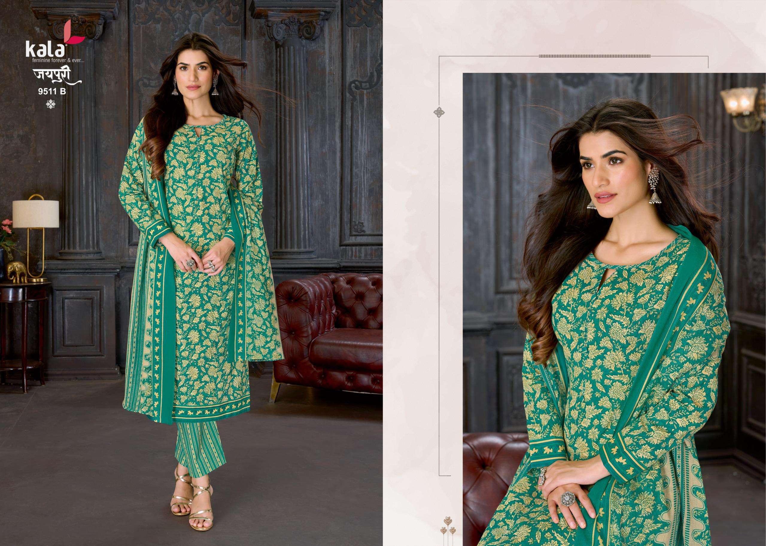 KALA FASHION JAIPURI VOL 10 COTTON PRINT LADIES SALWAR SUIT