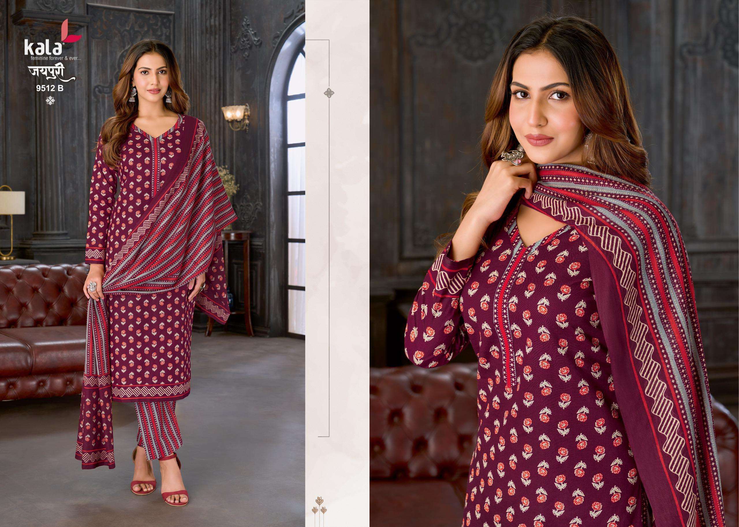 KALA FASHION JAIPURI VOL 10 COTTON PRINT LADIES SALWAR SUIT