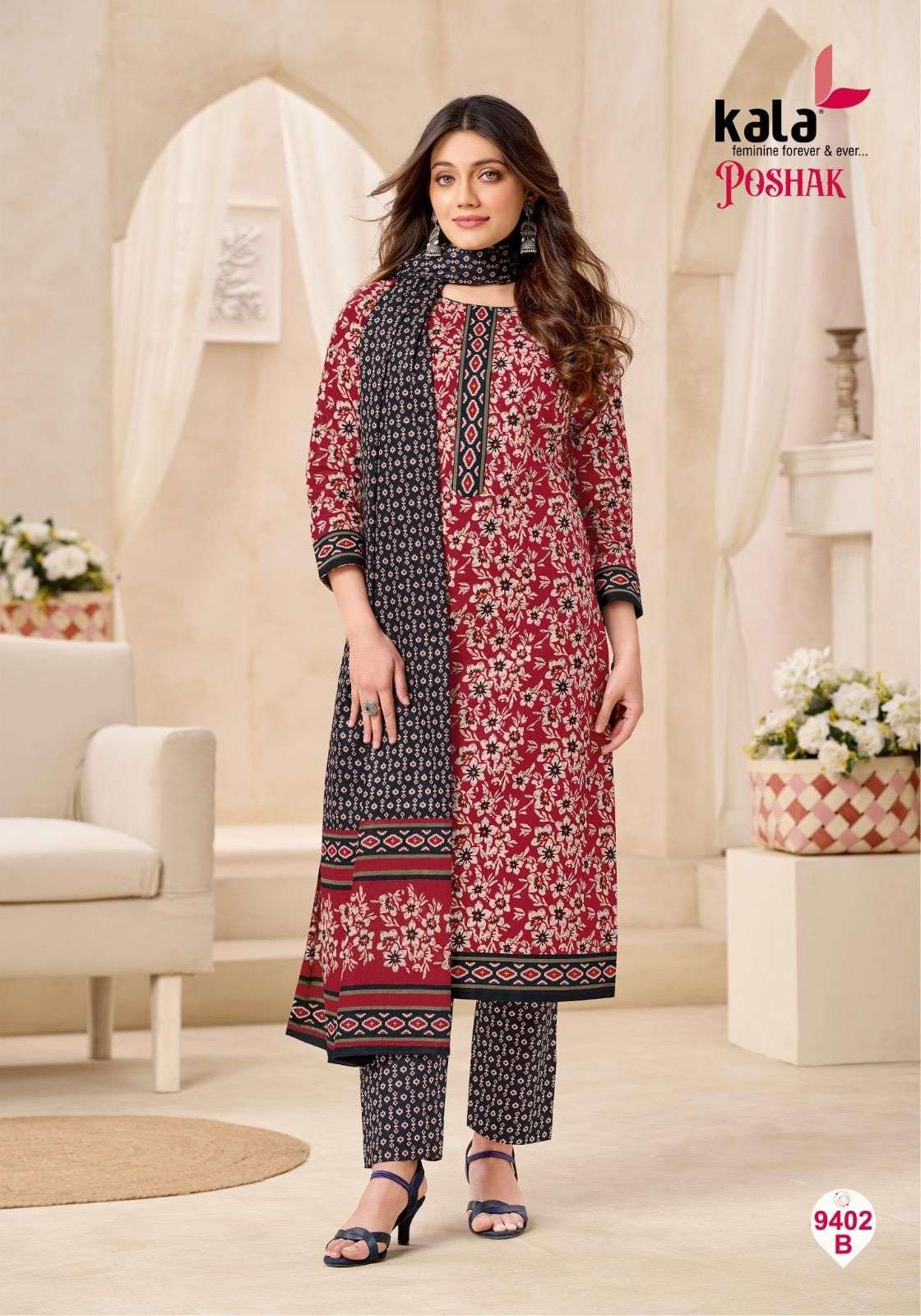 KALA FASHION POSHAK VOL 3 COTTON PRINTED SALWAR SUIT