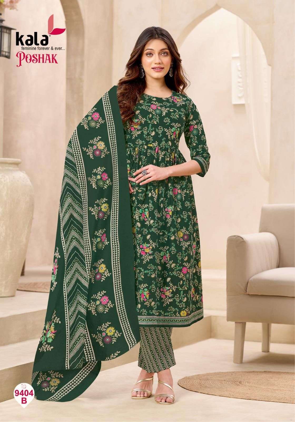 KALA FASHION POSHAK VOL 3 COTTON PRINTED SALWAR SUIT