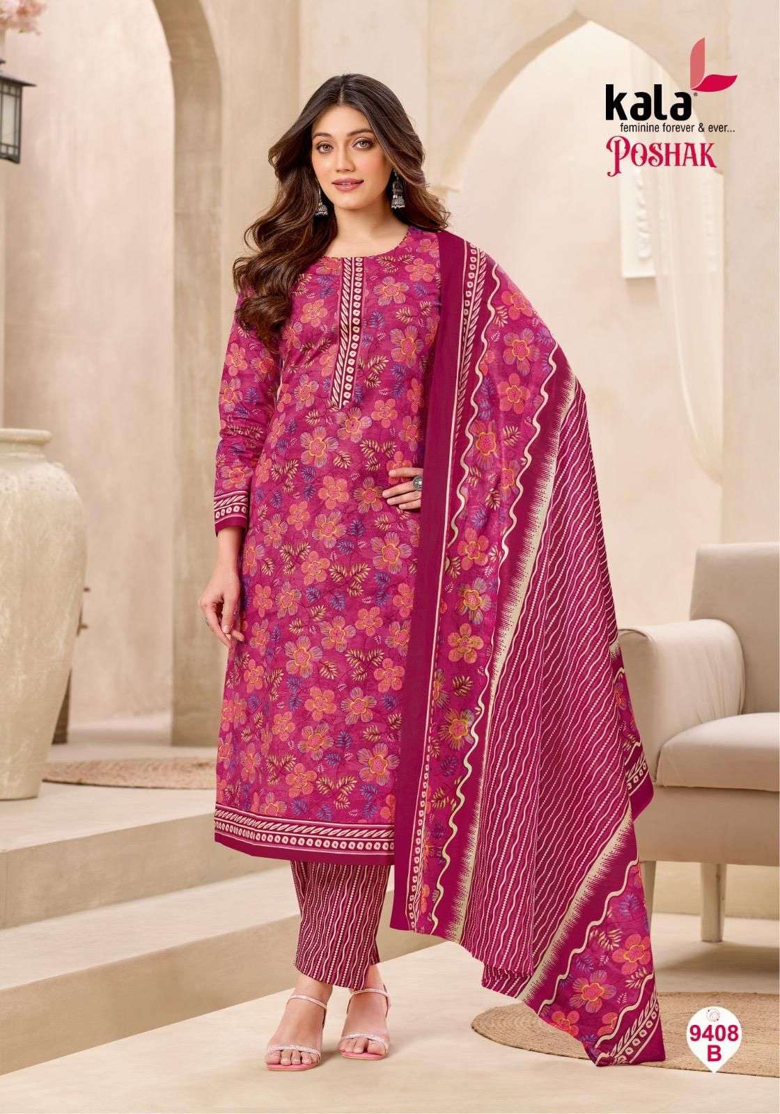 KALA FASHION POSHAK VOL 3 COTTON PRINTED SALWAR SUIT